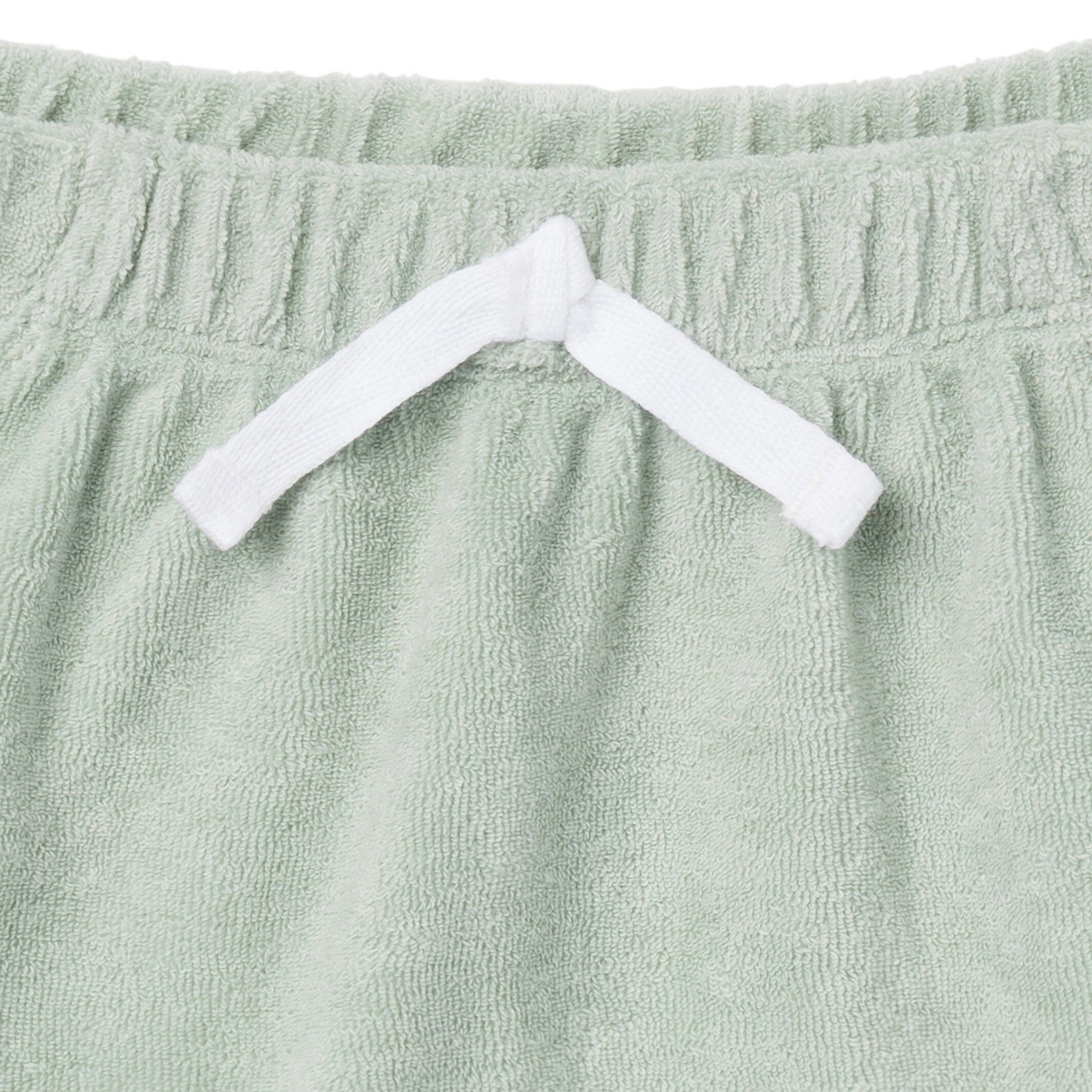 2-Piece Baby Boys Green Stripe Shirt and Shorts Set - Image 6
