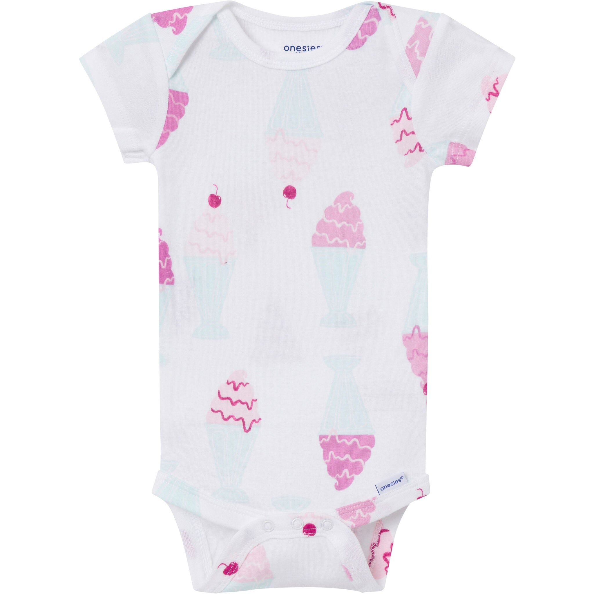 8-Pack Baby Girls Pint Sized Onesies Brand Bodysuits - Image 7