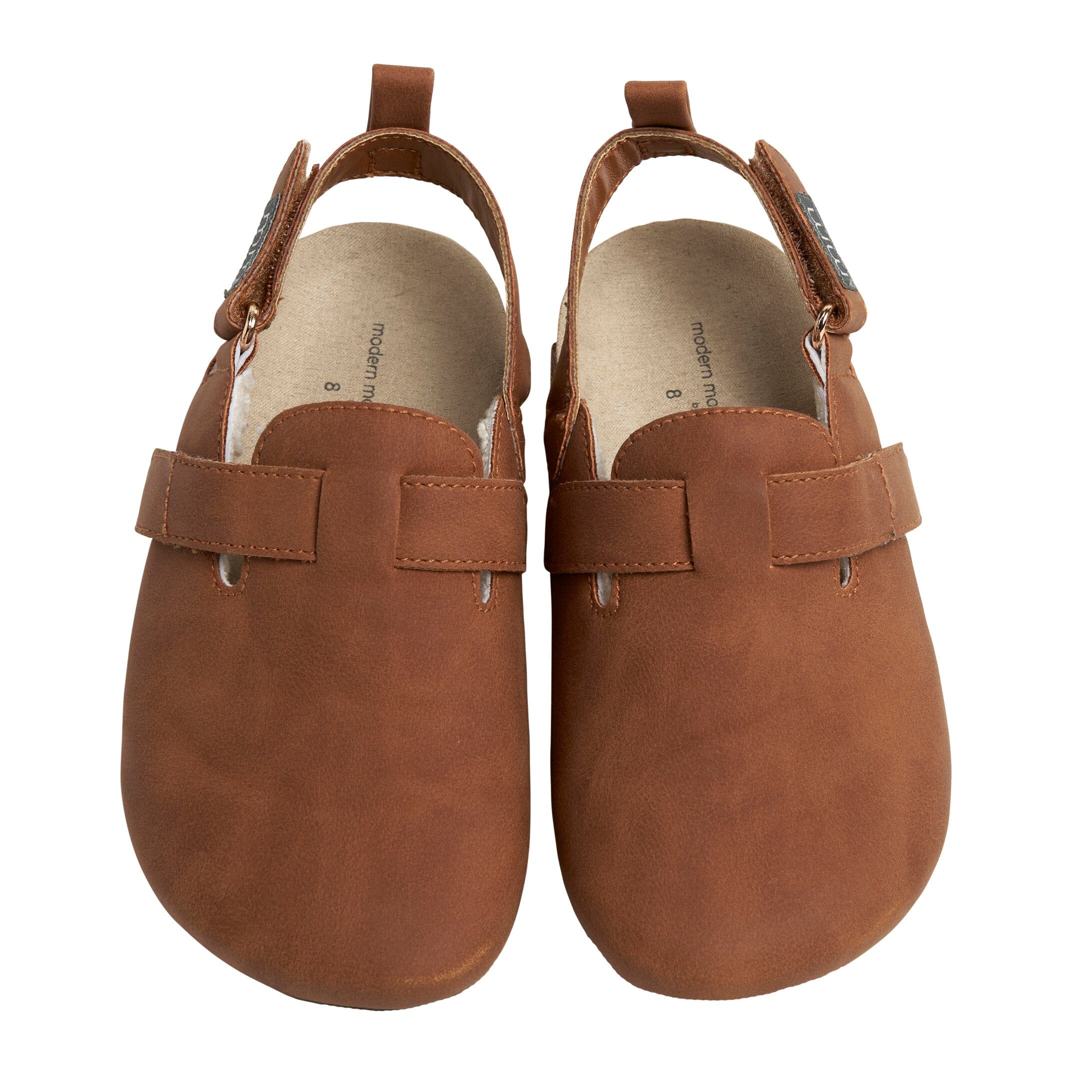 Infant & Toddler Neutral Medium Brown Clog With Strap - Image 5