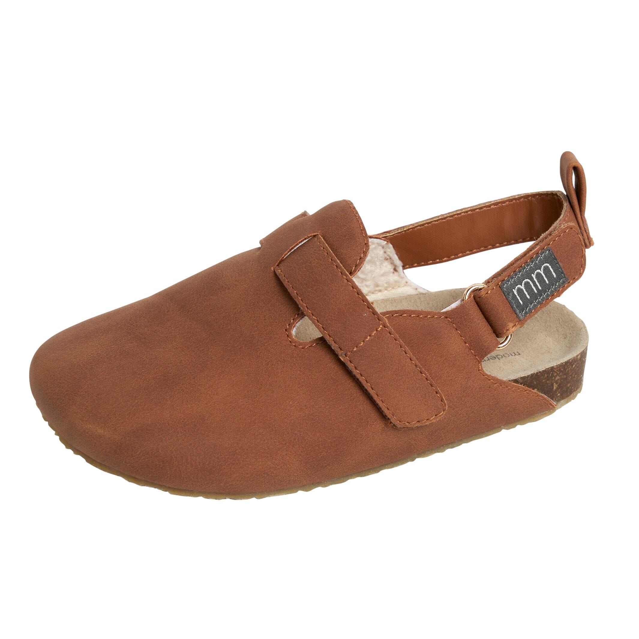 Infant & Toddler Neutral Medium Brown Clog With Strap - Image 6