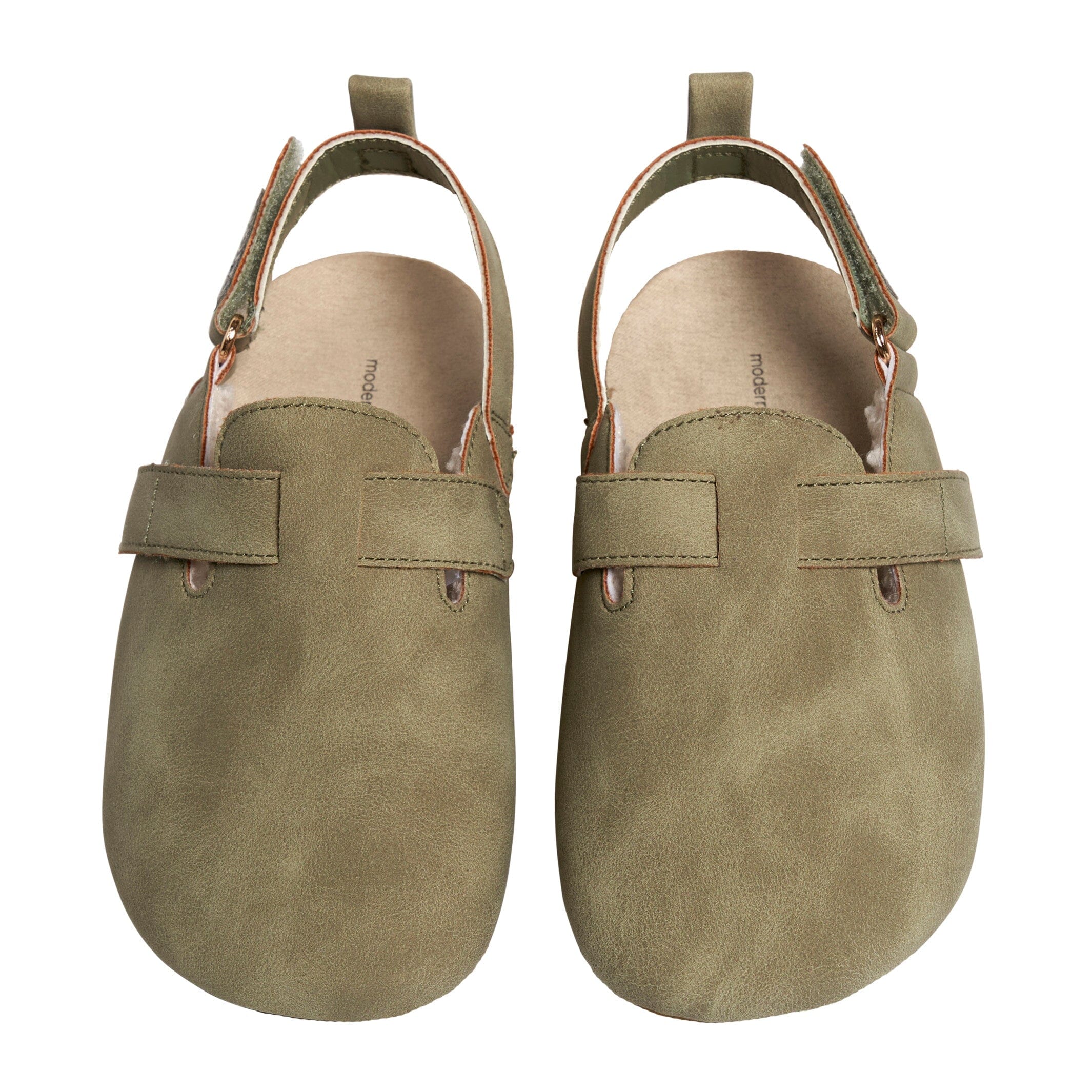 Infant & Toddler Neutral Dark Green Clog With Strap - Image 4