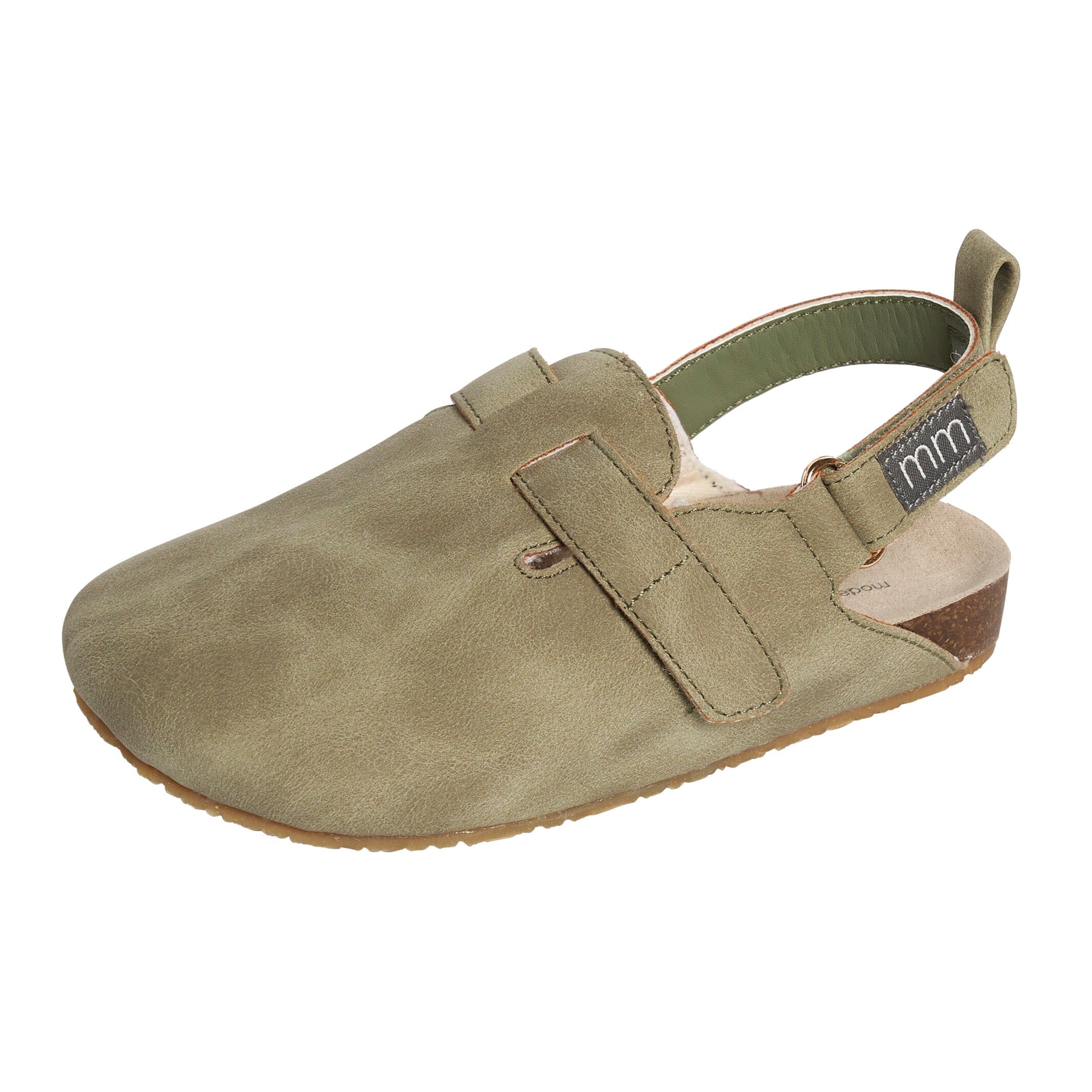 Infant & Toddler Neutral Dark Green Clog With Strap - Image 5