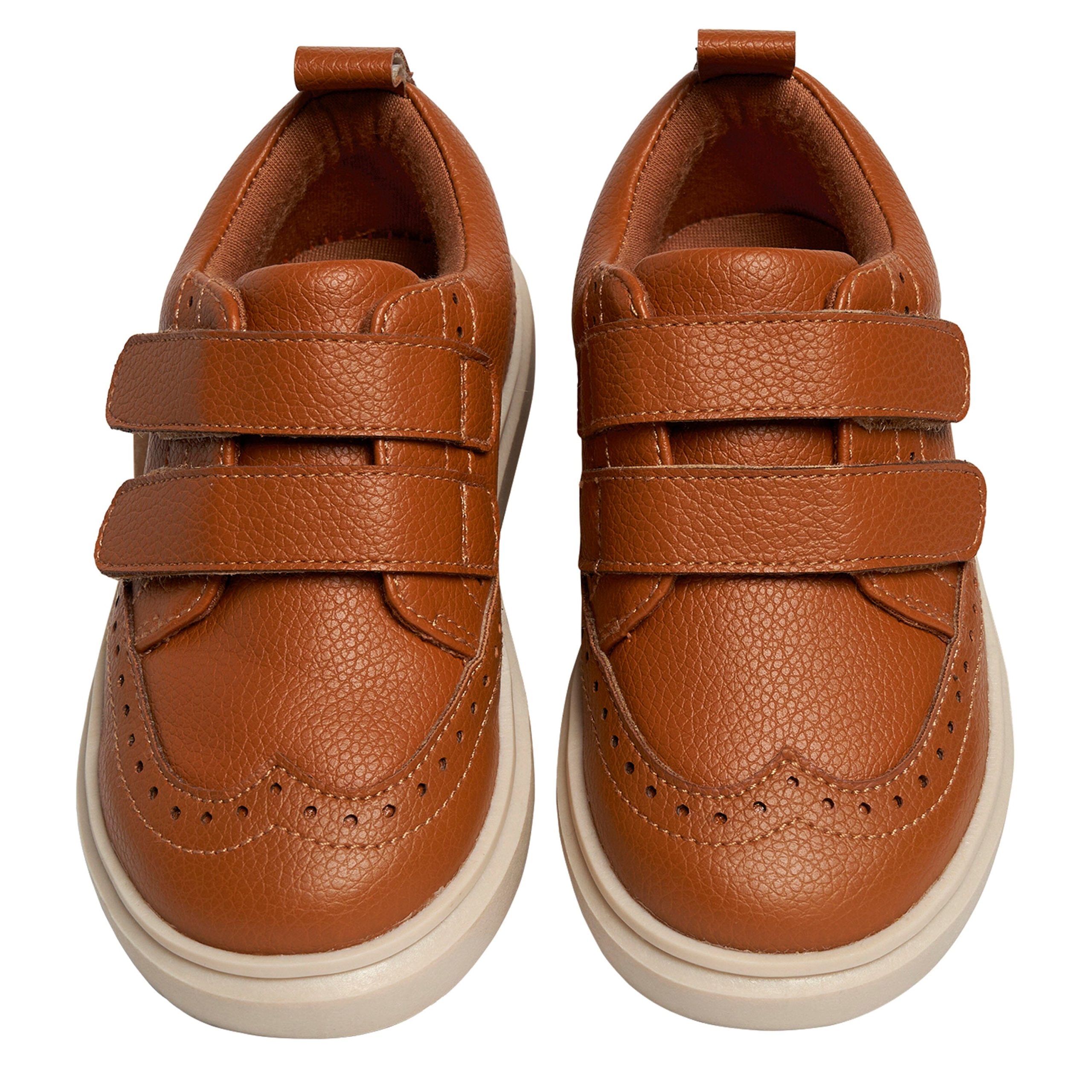 Infant & Toddler Boys Brown Wingtip Sneaker - Image 3