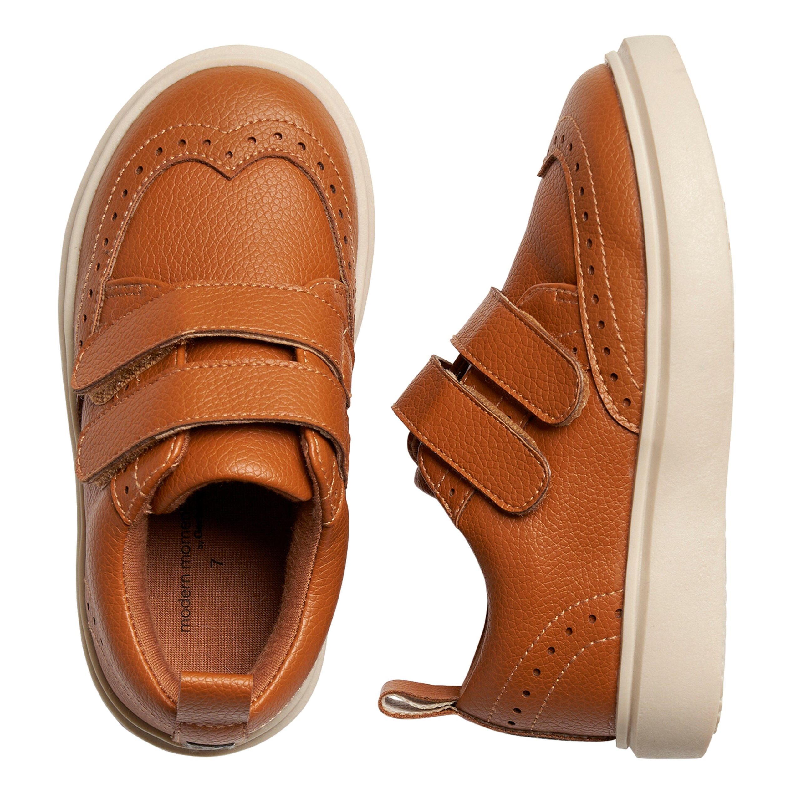 Infant & Toddler Boys Brown Wingtip Sneaker - Image 4