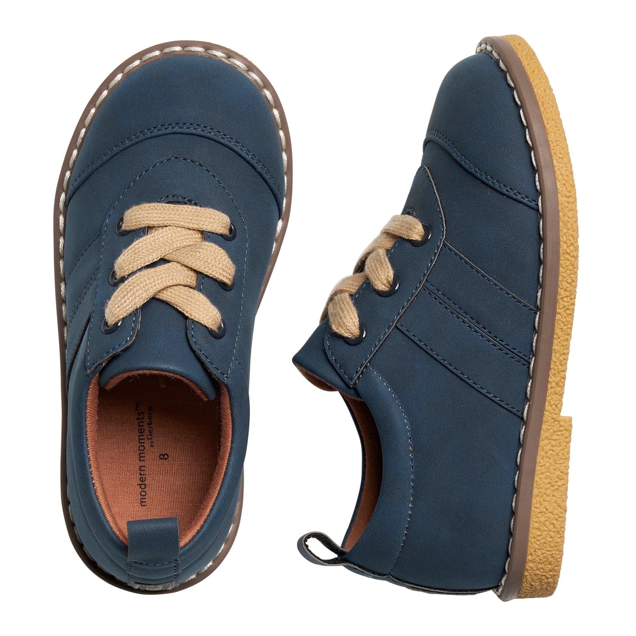 Infant & Toddler Boys Navy Oxfords - Image 2