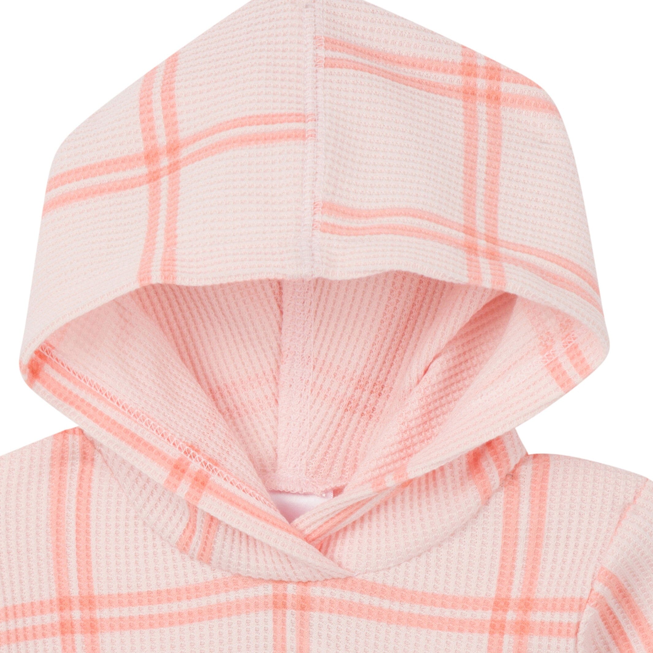 2-Piece Baby Girls Pink Plaid Dress Set - Image 3