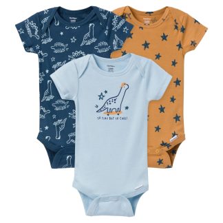 3-Pack Baby Boys Dino Dude Onesies® Bodysuits