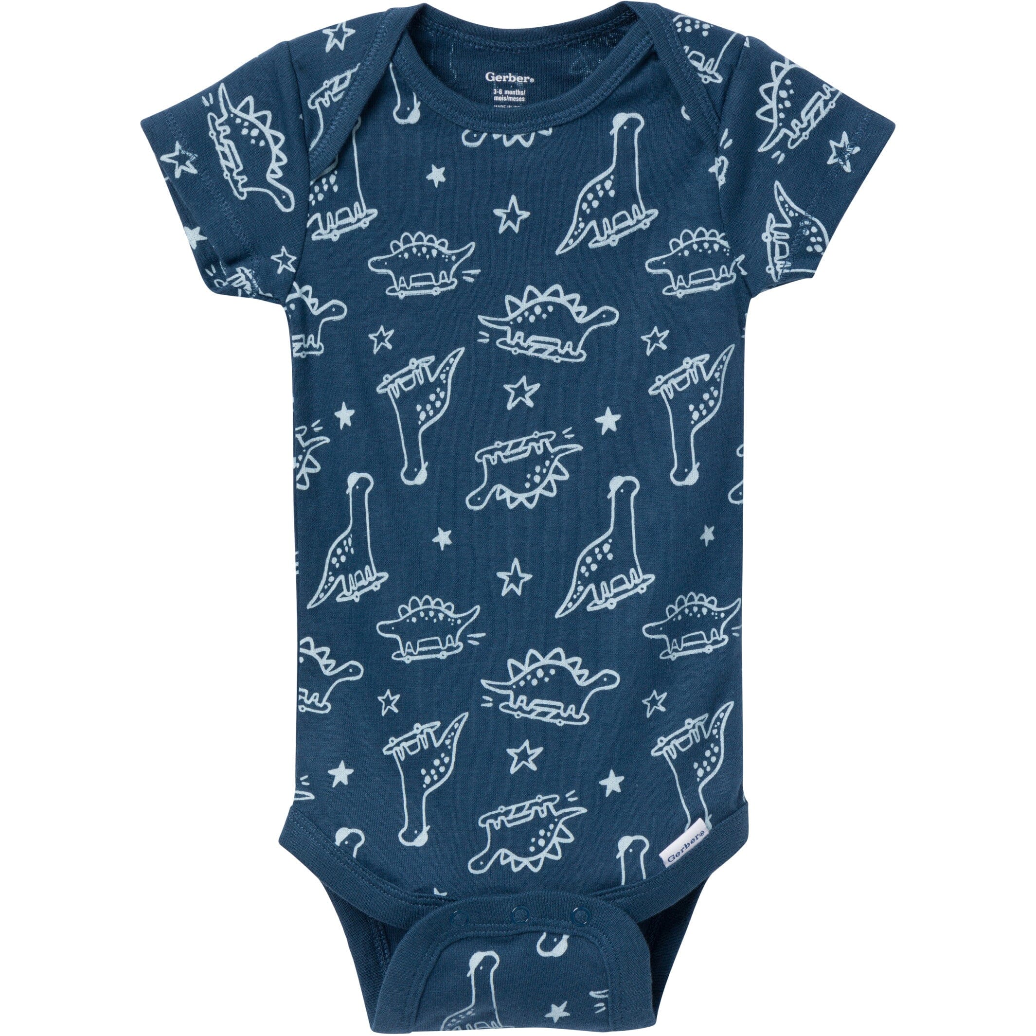 3-Pack Baby Boys Dino Dude Onesies® Bodysuits - Image 3
