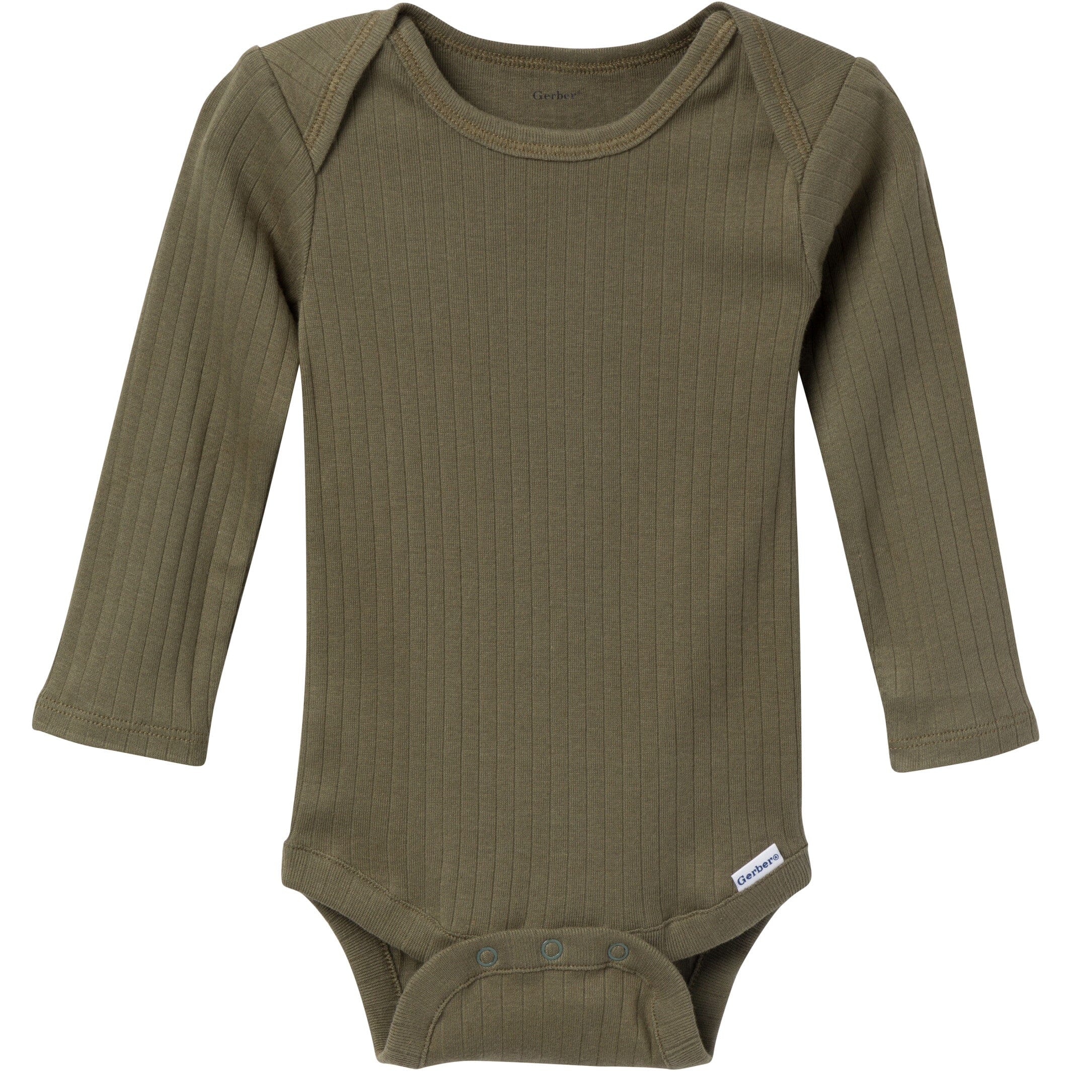 6-Pack Baby Boys Blue Plaid Bodysuits - Image 4