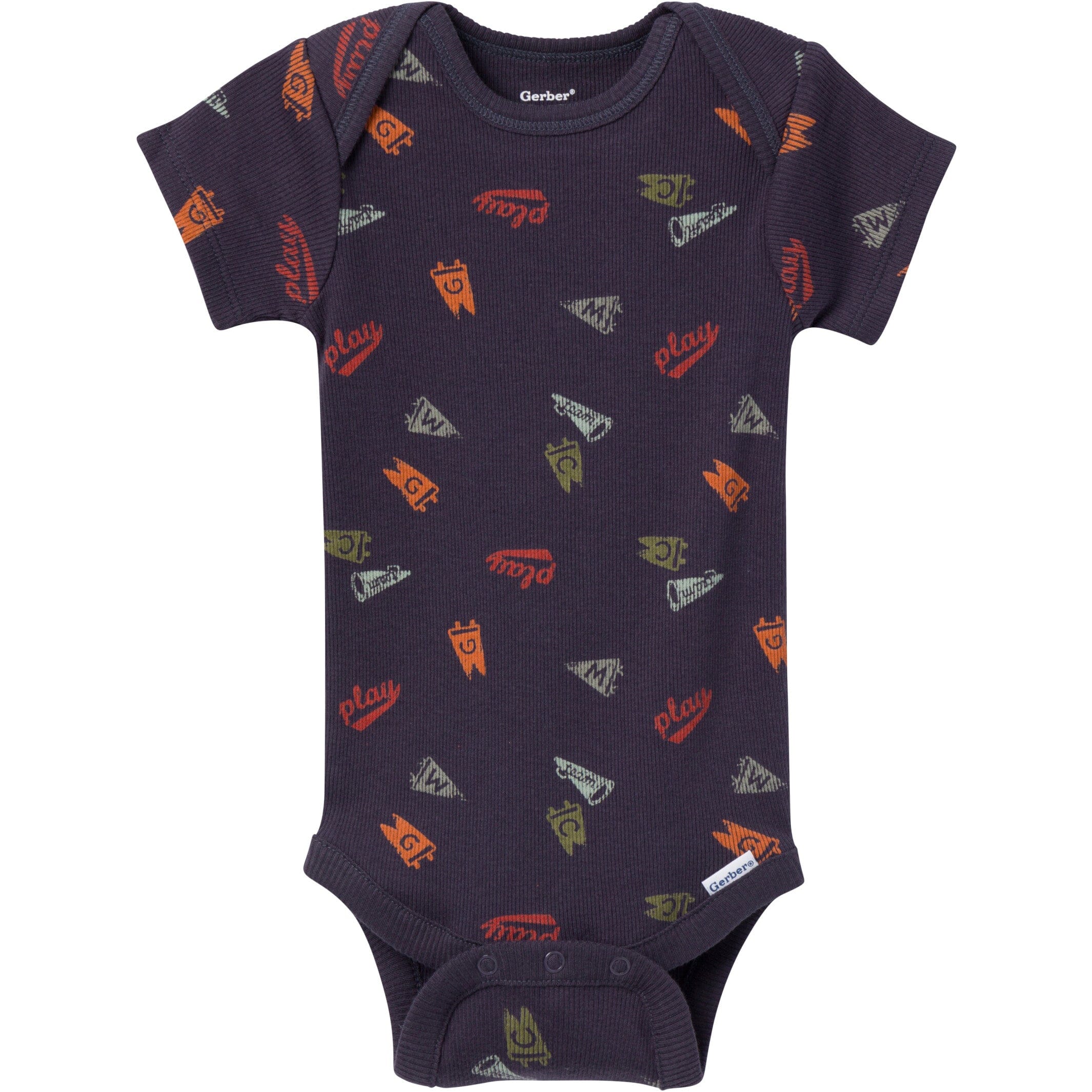 6-Pack Baby Boys Blue Plaid Bodysuits - Image 6