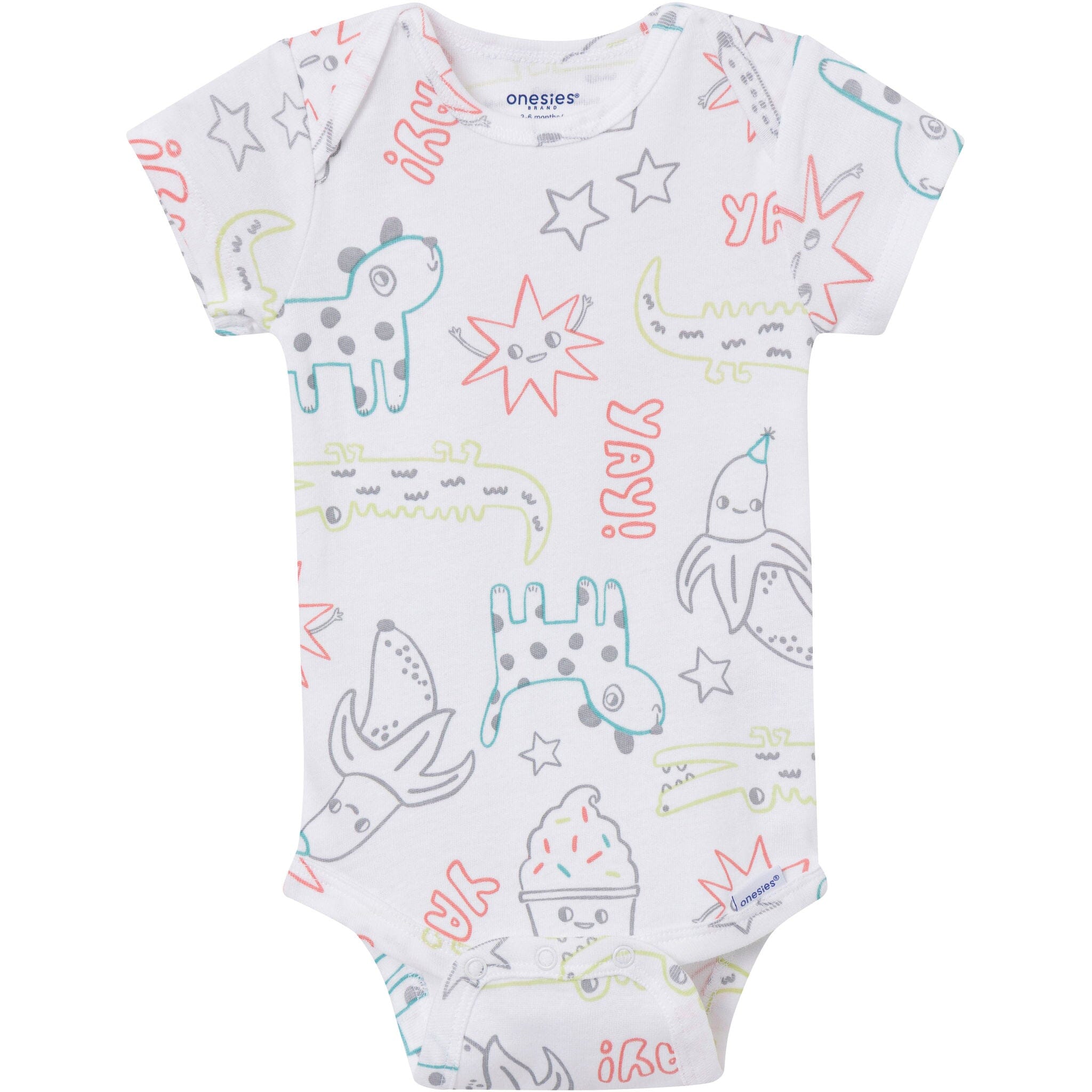 8-Pack Baby Boys Mood Onesies Brand Bodysuits - Image 5