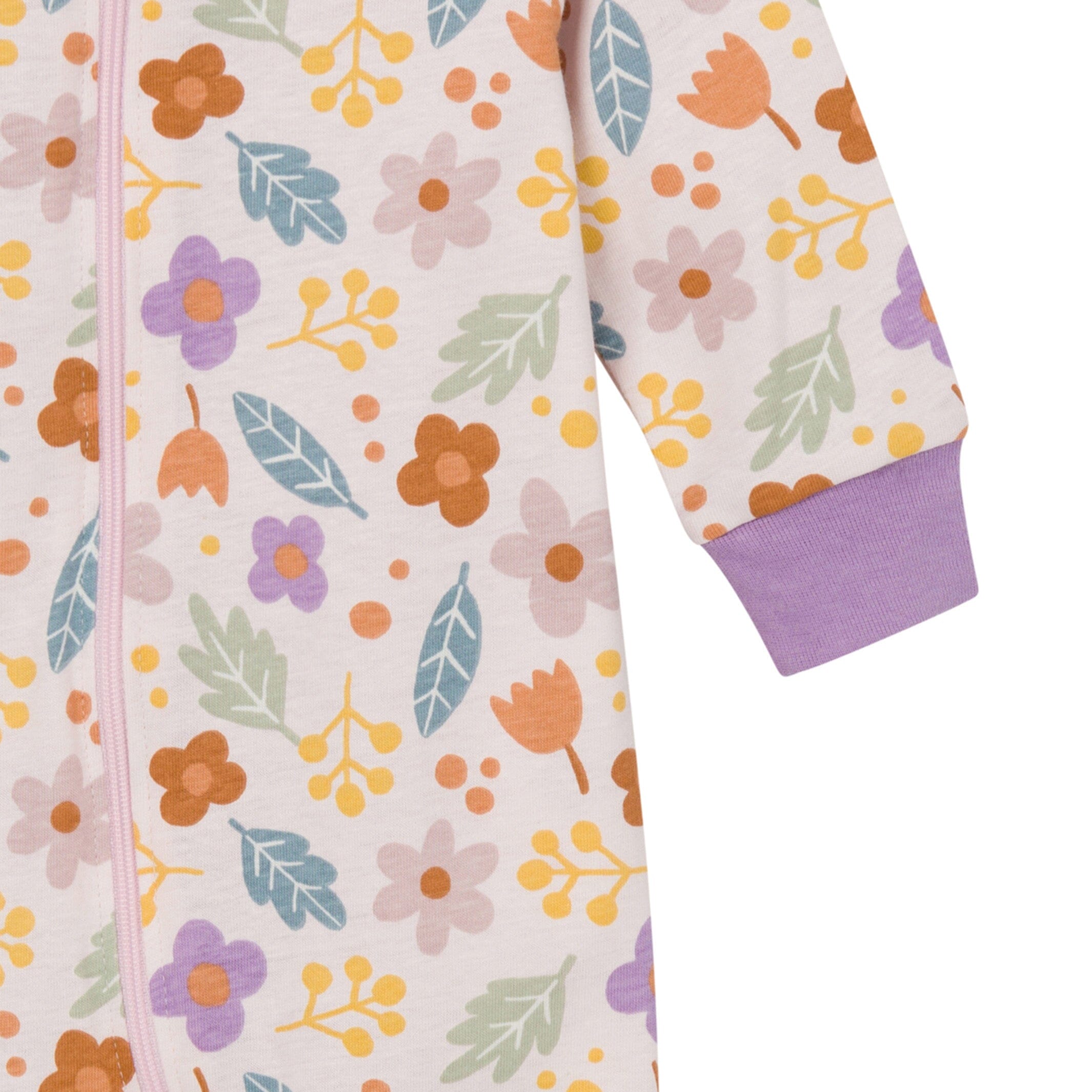 Baby Girls Garden Floral Sleep 'N Play - Image 3