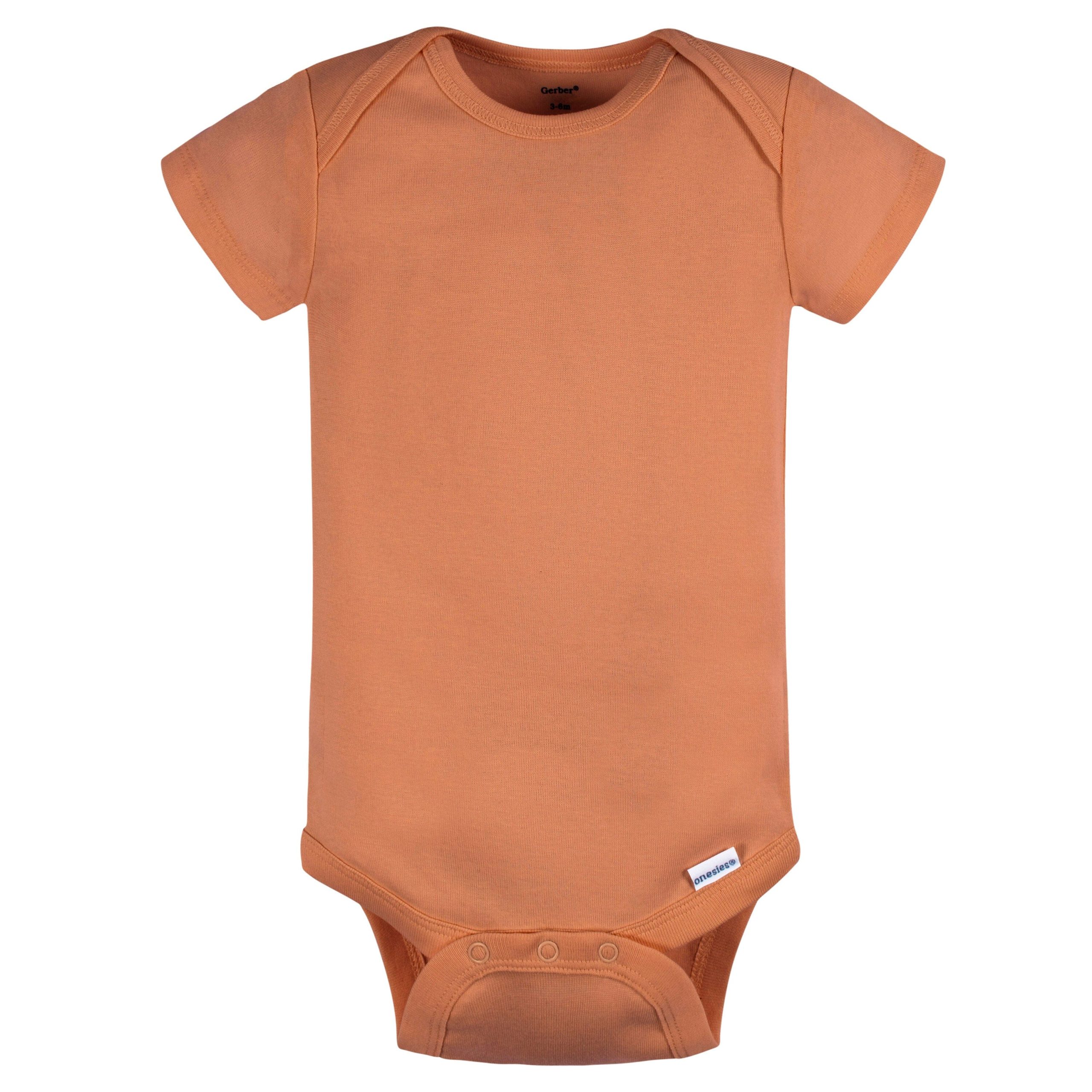 5-Pack Baby Neutral Green/ Brown Short Sleeve Onesies® Bodysuits - Image 5