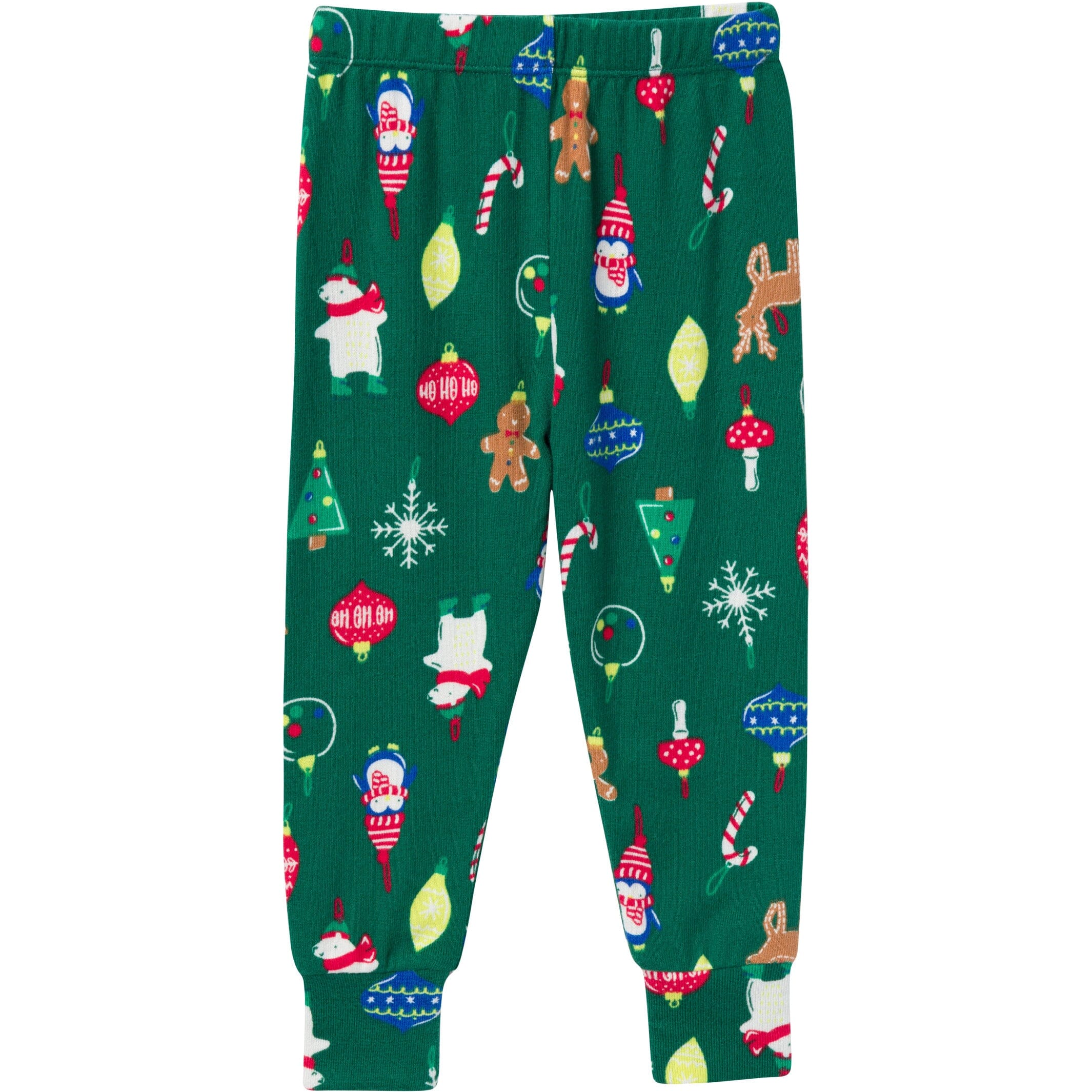 2-Piece Infant & Toddler Neutral Ornaments Hacci Snug Fit Pajama Set - Image 6