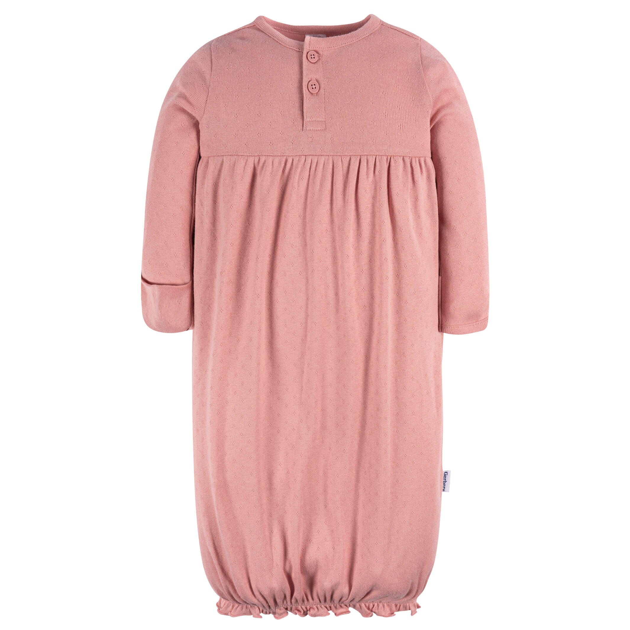 4-Pack Baby Girls Woodland Love Gowns - Image 5