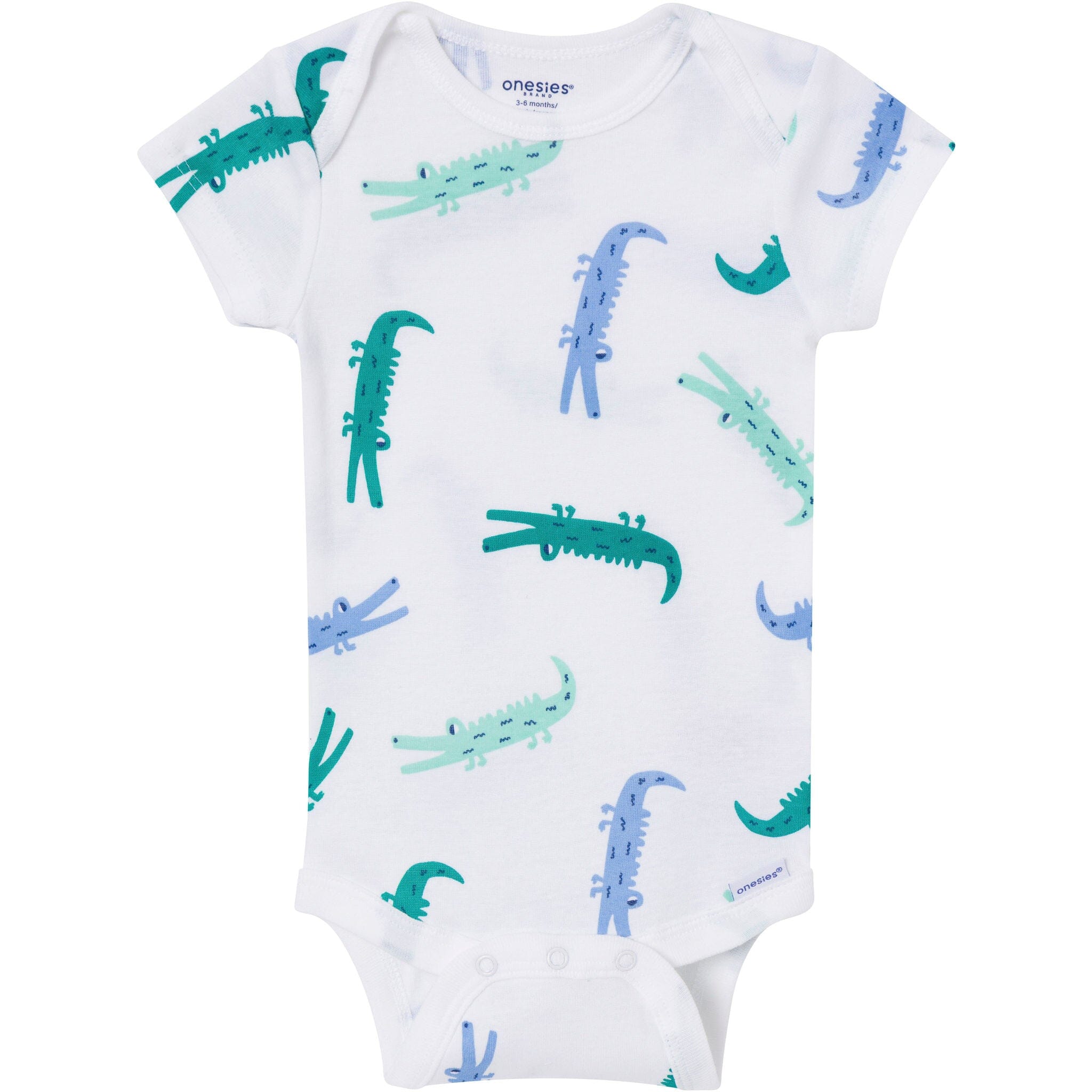 6-Piece Baby Boys Alligator Bodysuit & Active Pant Set - Image 3
