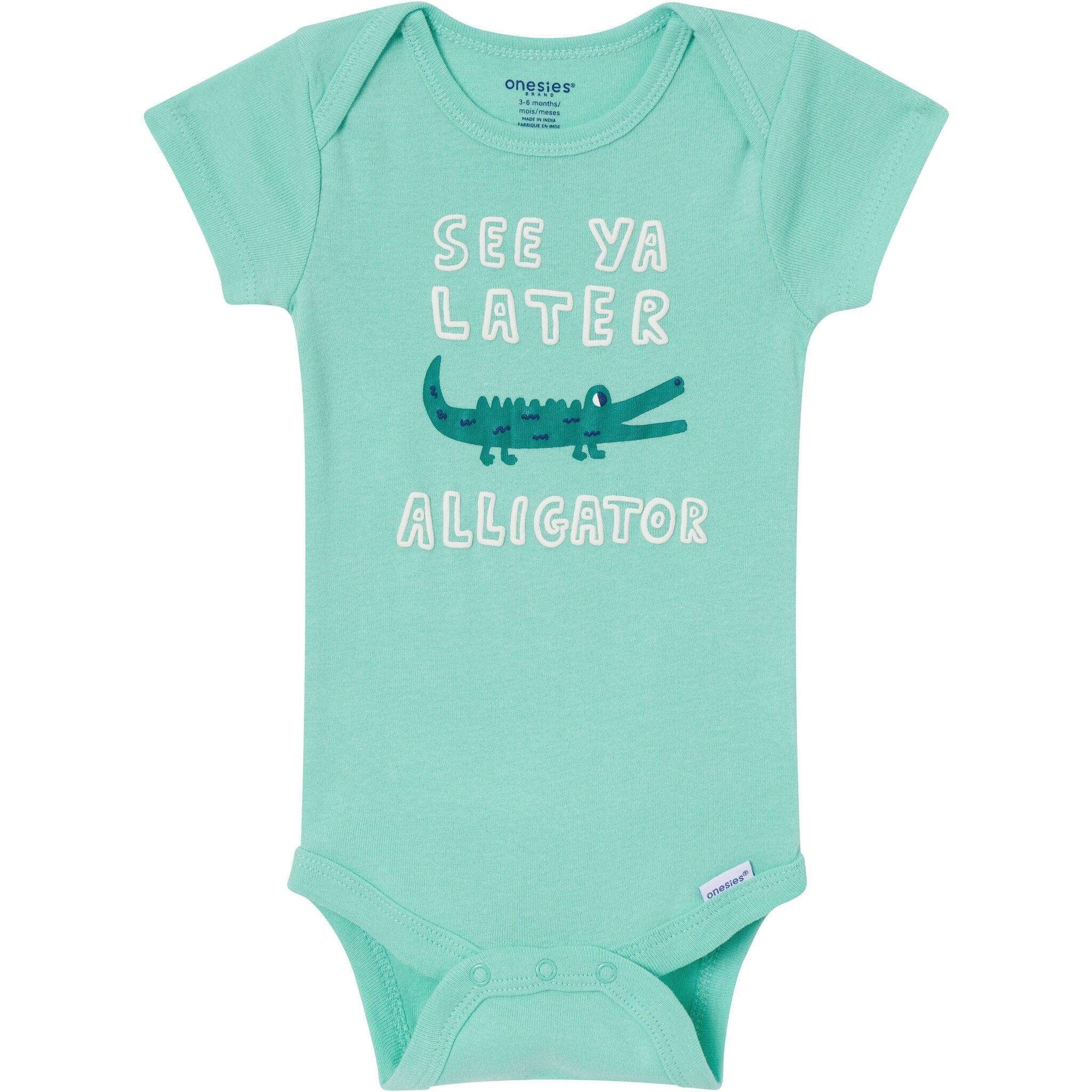 6-Piece Baby Boys Alligator Bodysuit & Active Pant Set - Image 4