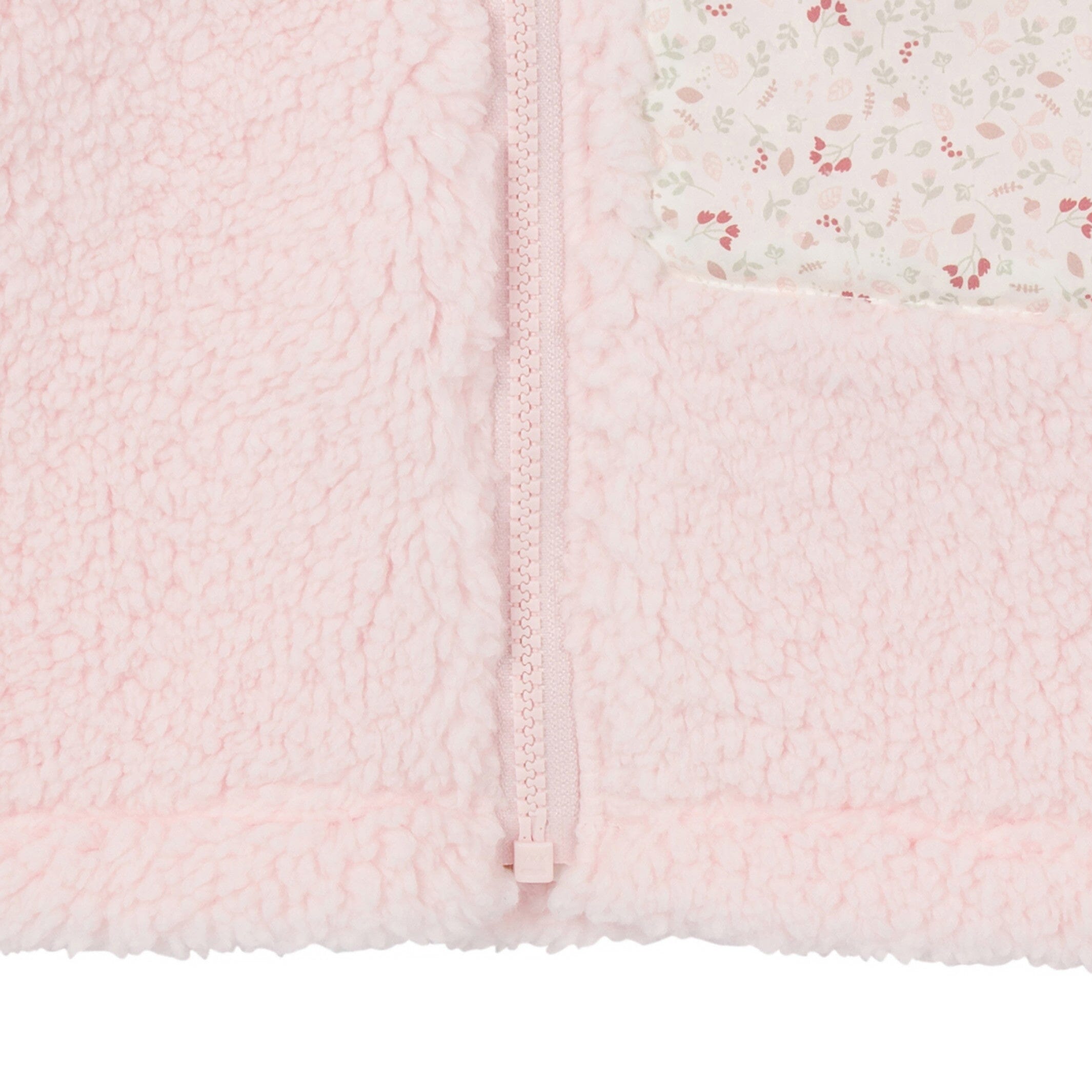 Toddler Girls Pink Sherpa Jacket - Image 4