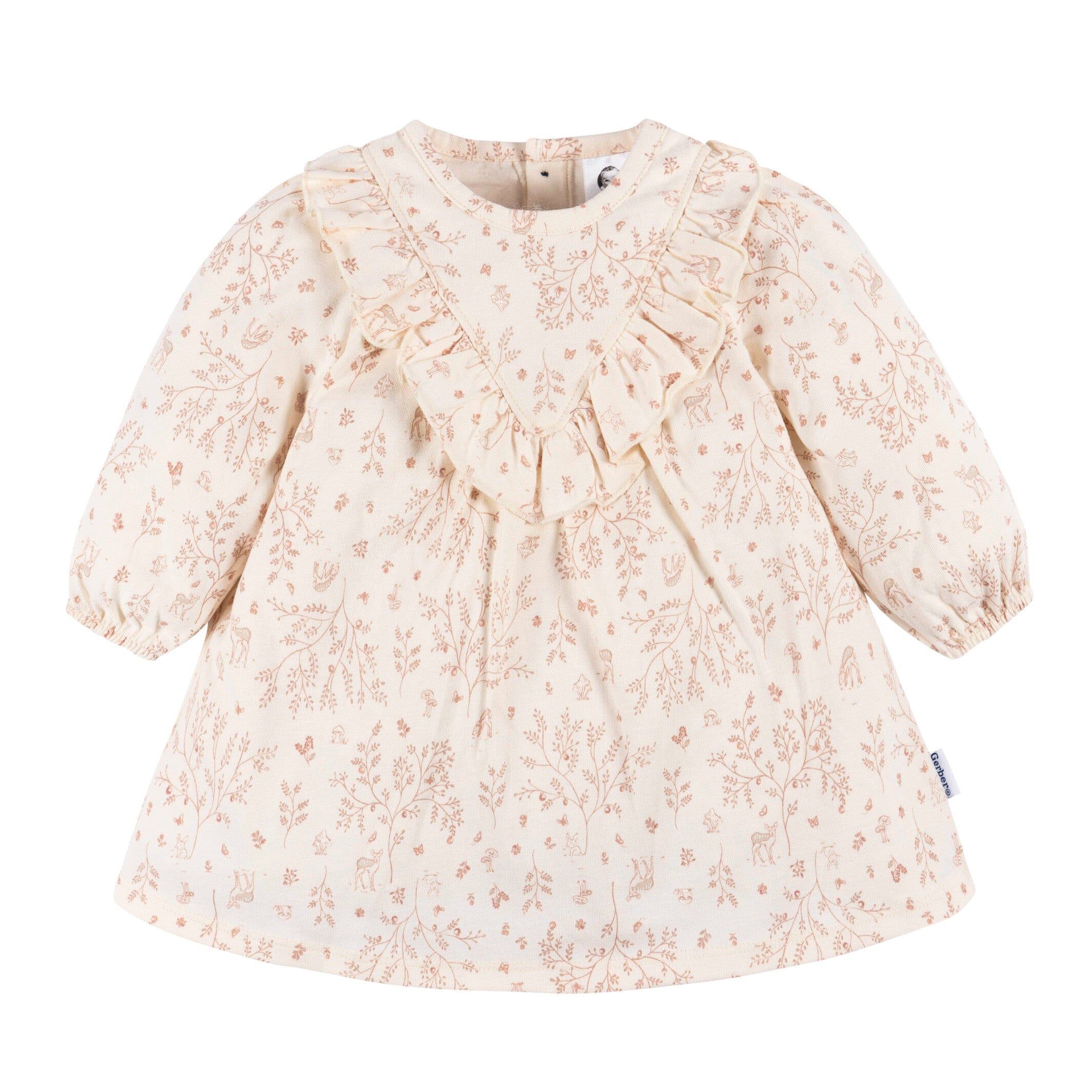 2-Piece Baby Girls Woodland Dress & Legging Set, 24M - Image 2