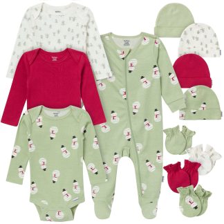 12-Piece Baby Neutral Classic Christmas Layette Set