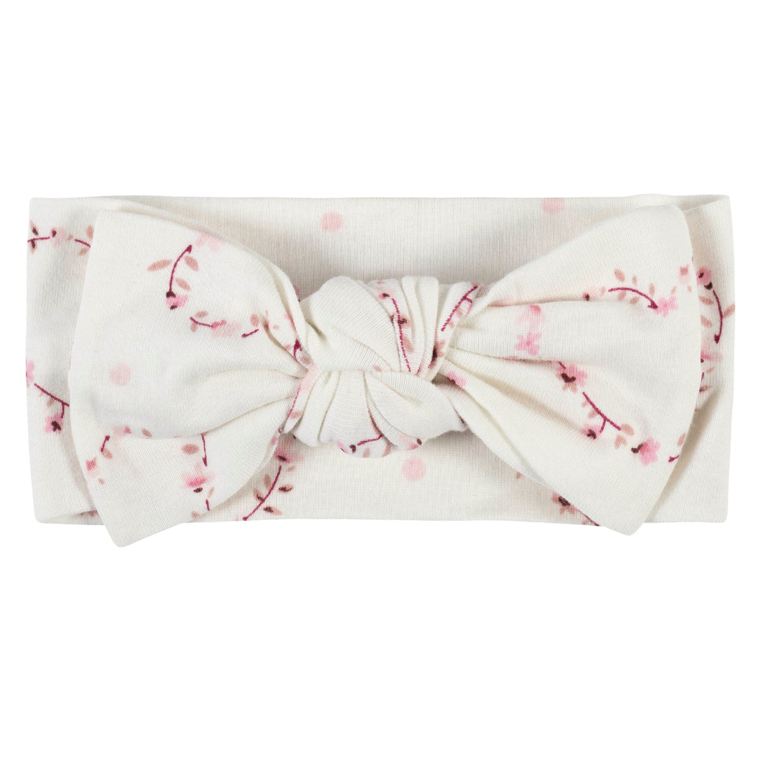 Baby Girls Floral Heart Headband