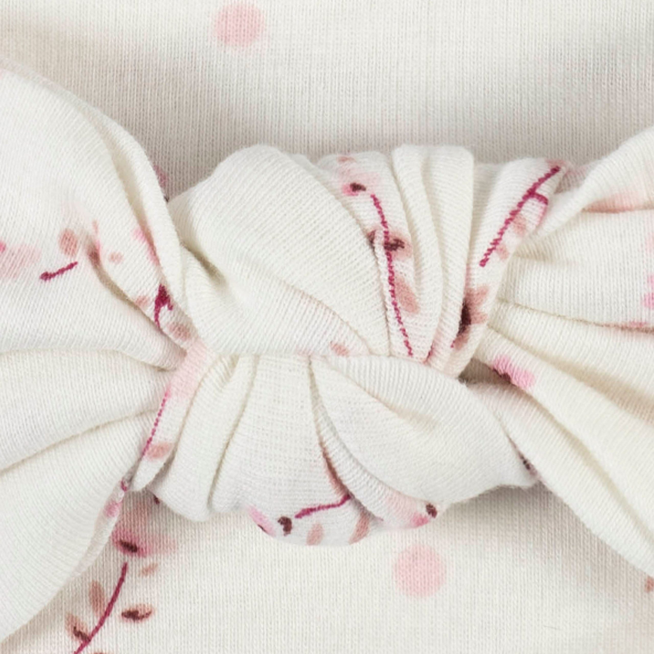 Baby Girls Floral Heart Headband - Image 2