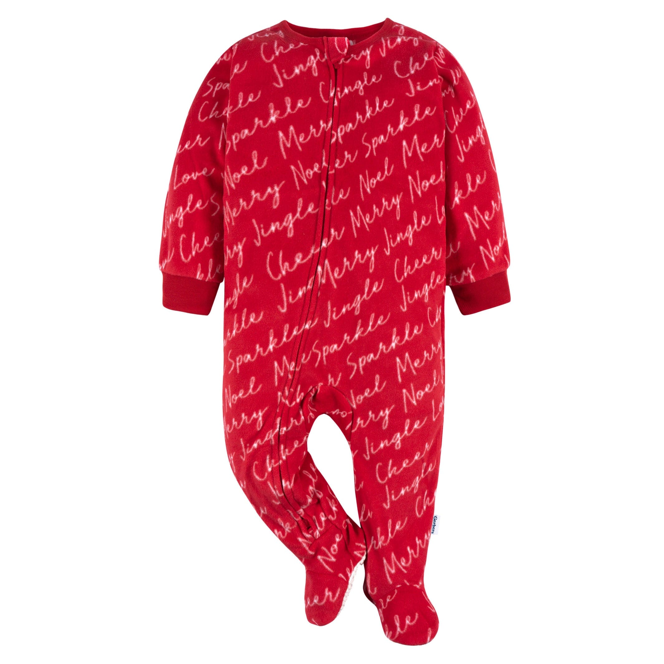 2-Pack Baby & Toddler Neutral Deer Fair Isle Fleece Pajamas - Image 2