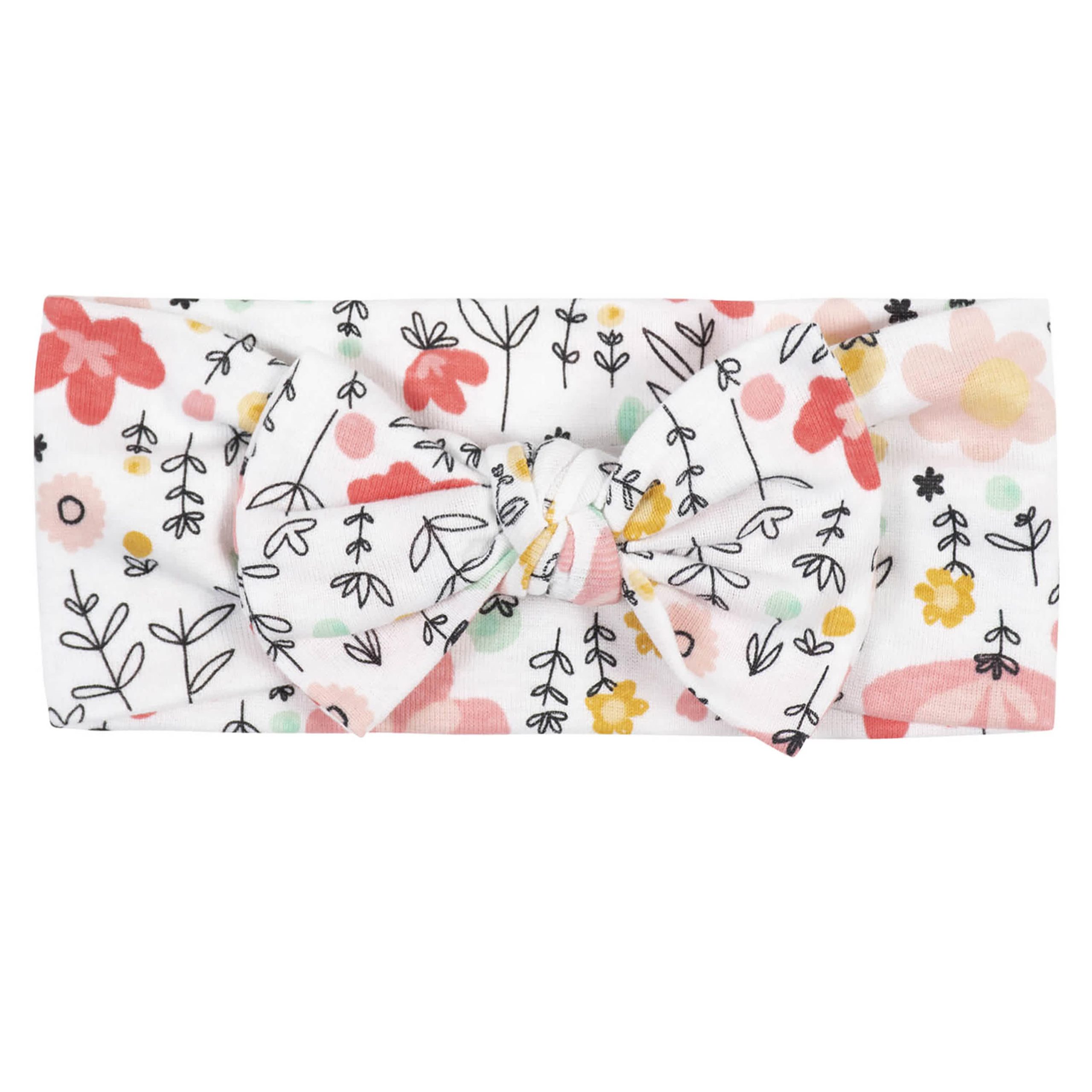 5-Piece Baby Girls Garden Floral Sleep 'N Plays & Headbands Set - Image 4