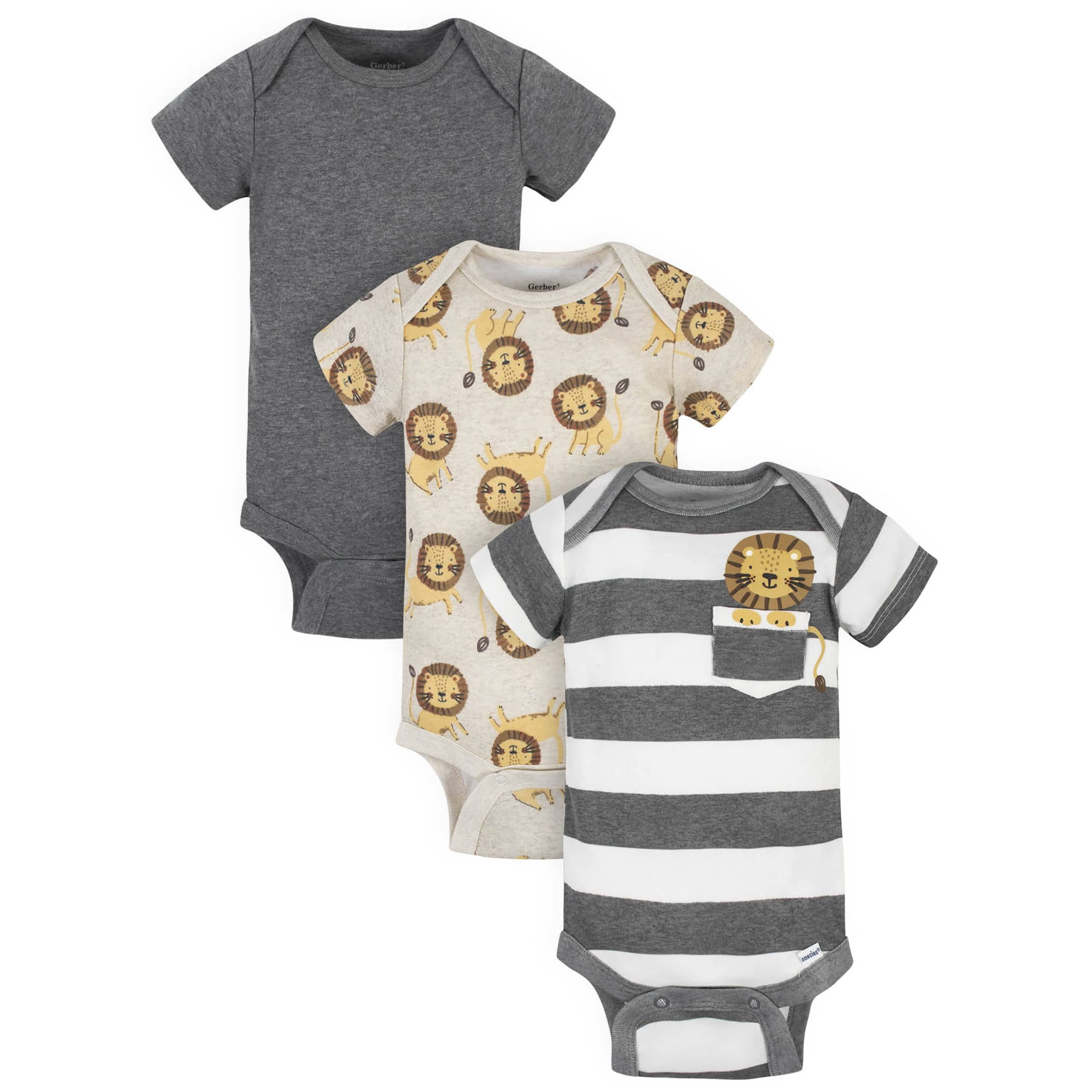 6-Piece Baby Boys Lion Onesies® Bodysuits & Take-Me-Home Set - Image 2