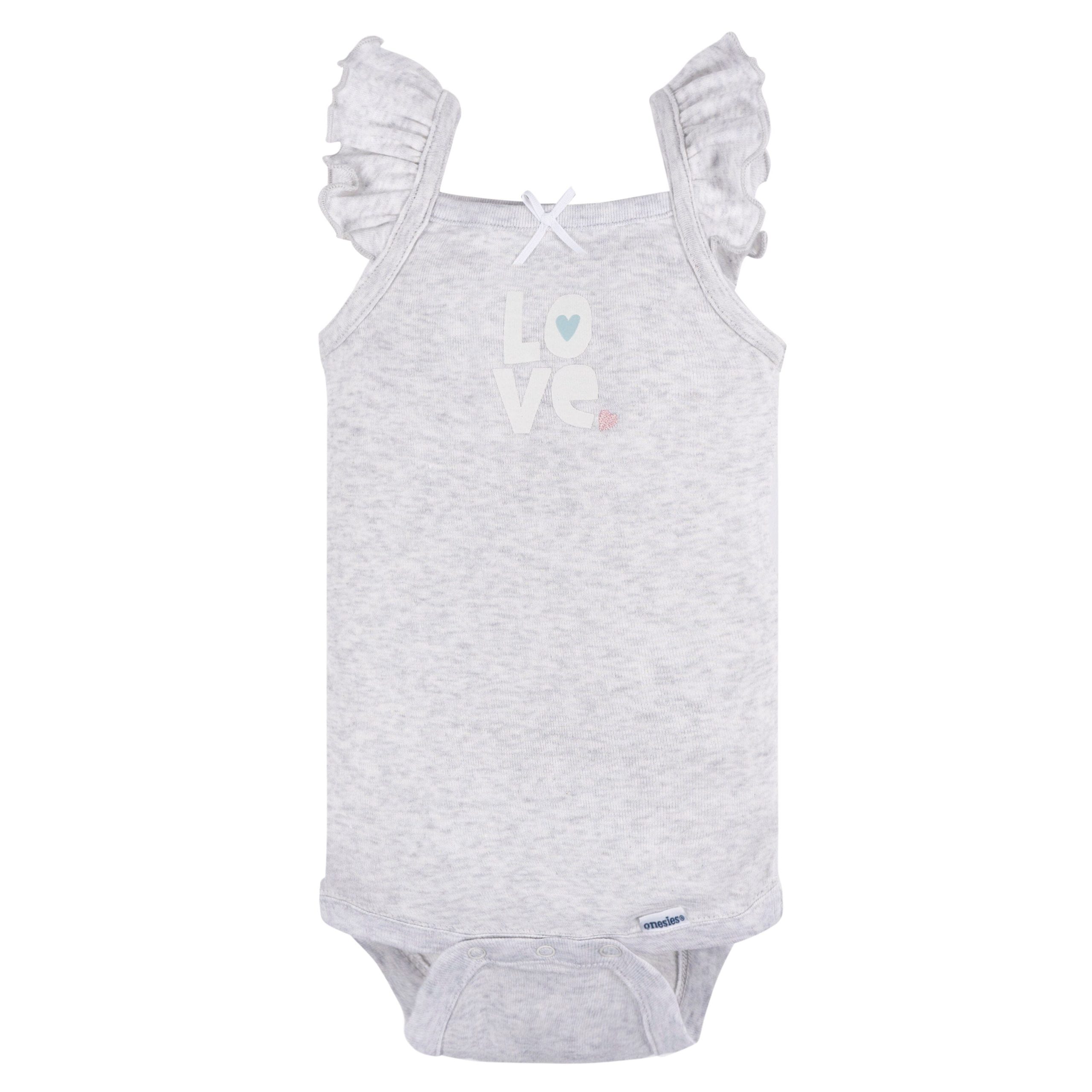 4-Pack Baby Girls Seaside Sleeveless Onesies® Bodysuits - Image 2