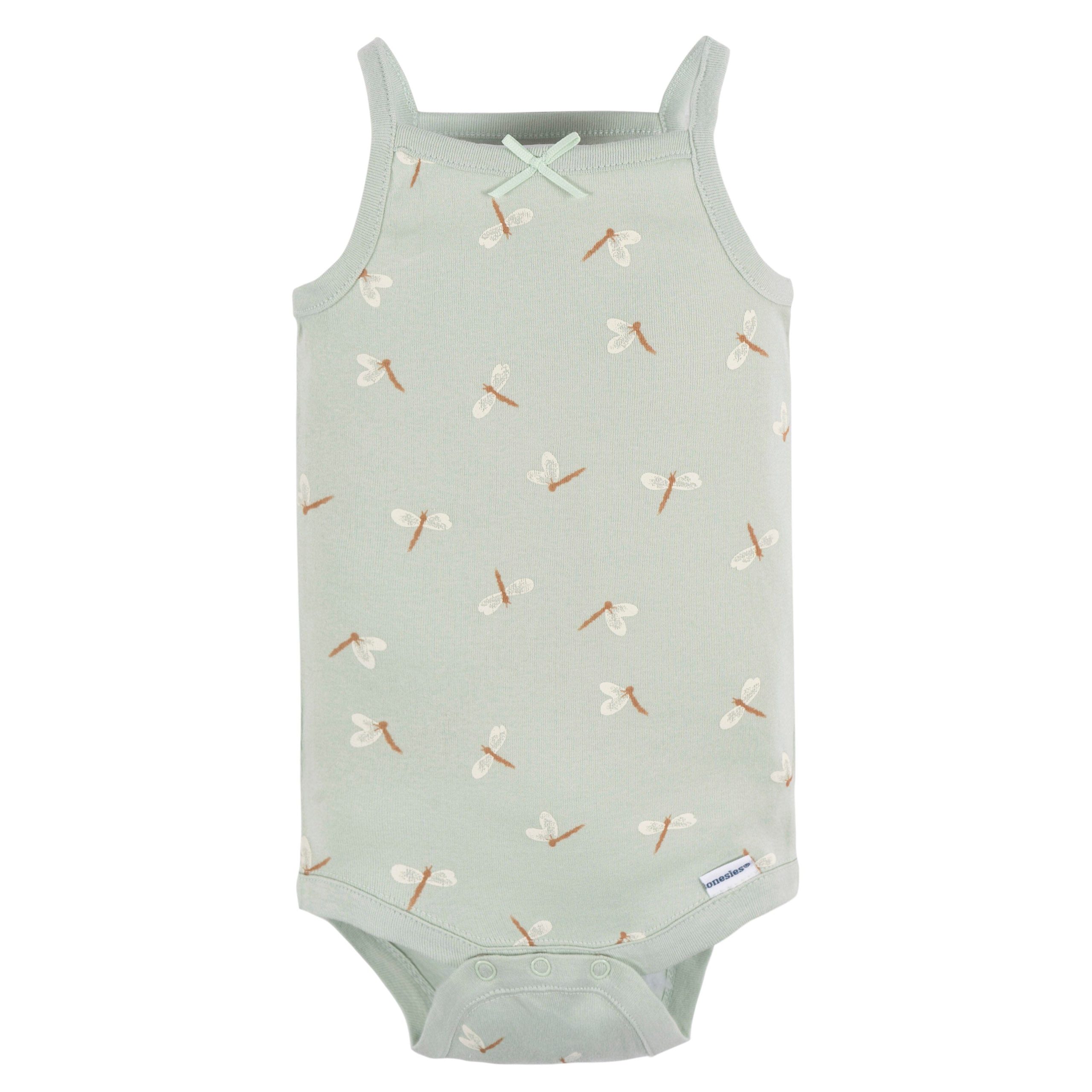 4-Pack Baby Girls Picnic Sleeveless Onesies® Bodysuits - Image 5