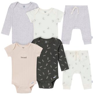 6-Piece Baby Neutral Little Star Layette Set