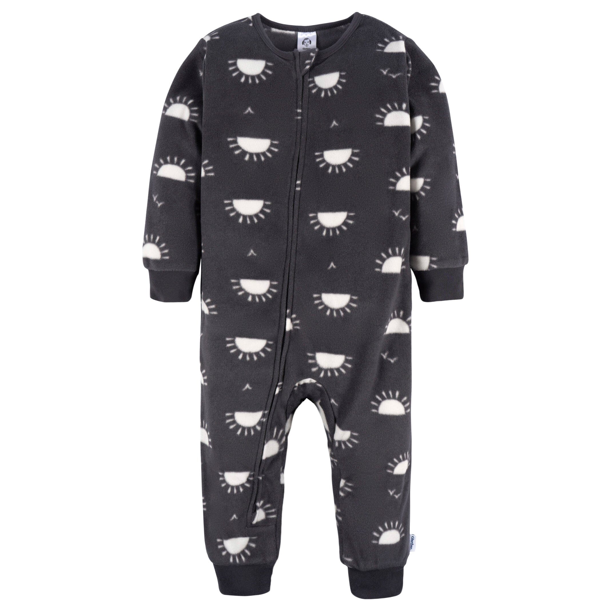 3-Pack Infant & Toddler Neutral Cactus Footless Fleece Pajamas - Image 7