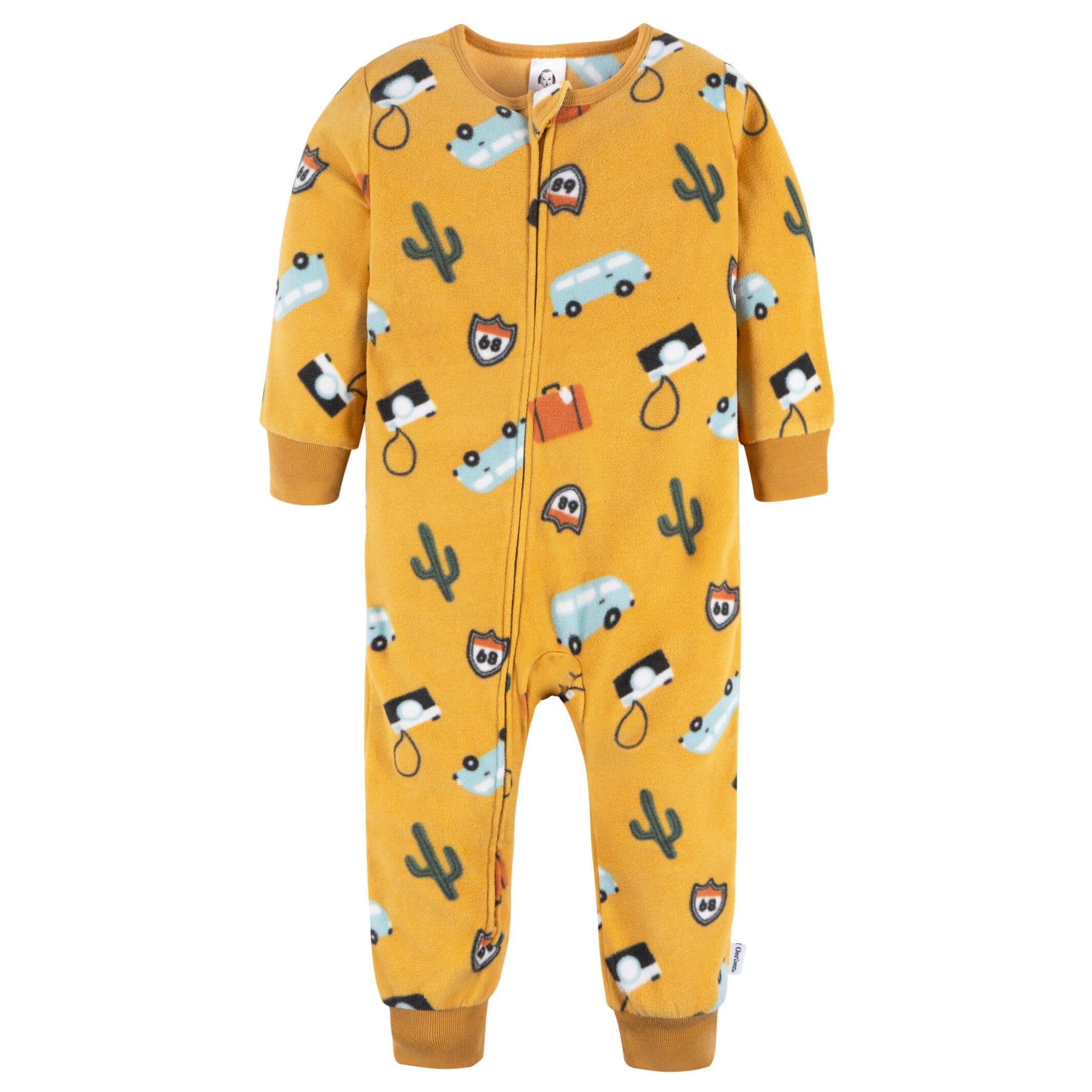 Baby & Toddler Boy 3-Pack Footless Pajamas Fleece Camping - Image 2