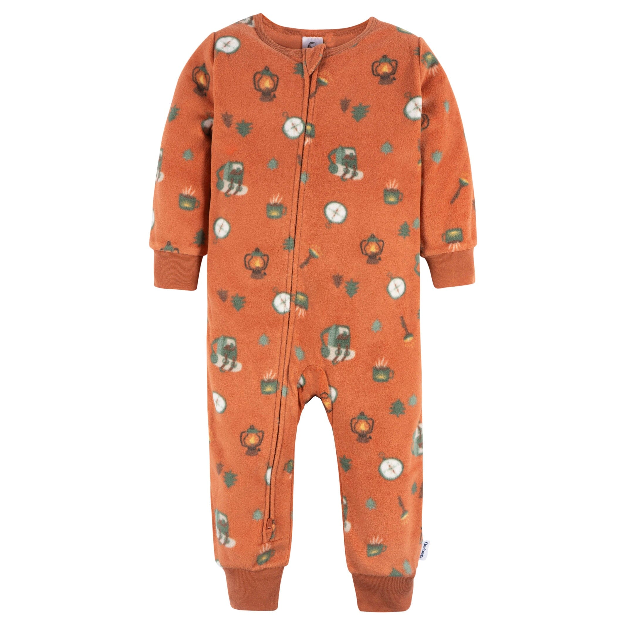 Baby & Toddler Boy 3-Pack Footless Pajamas Fleece Camping - Image 4
