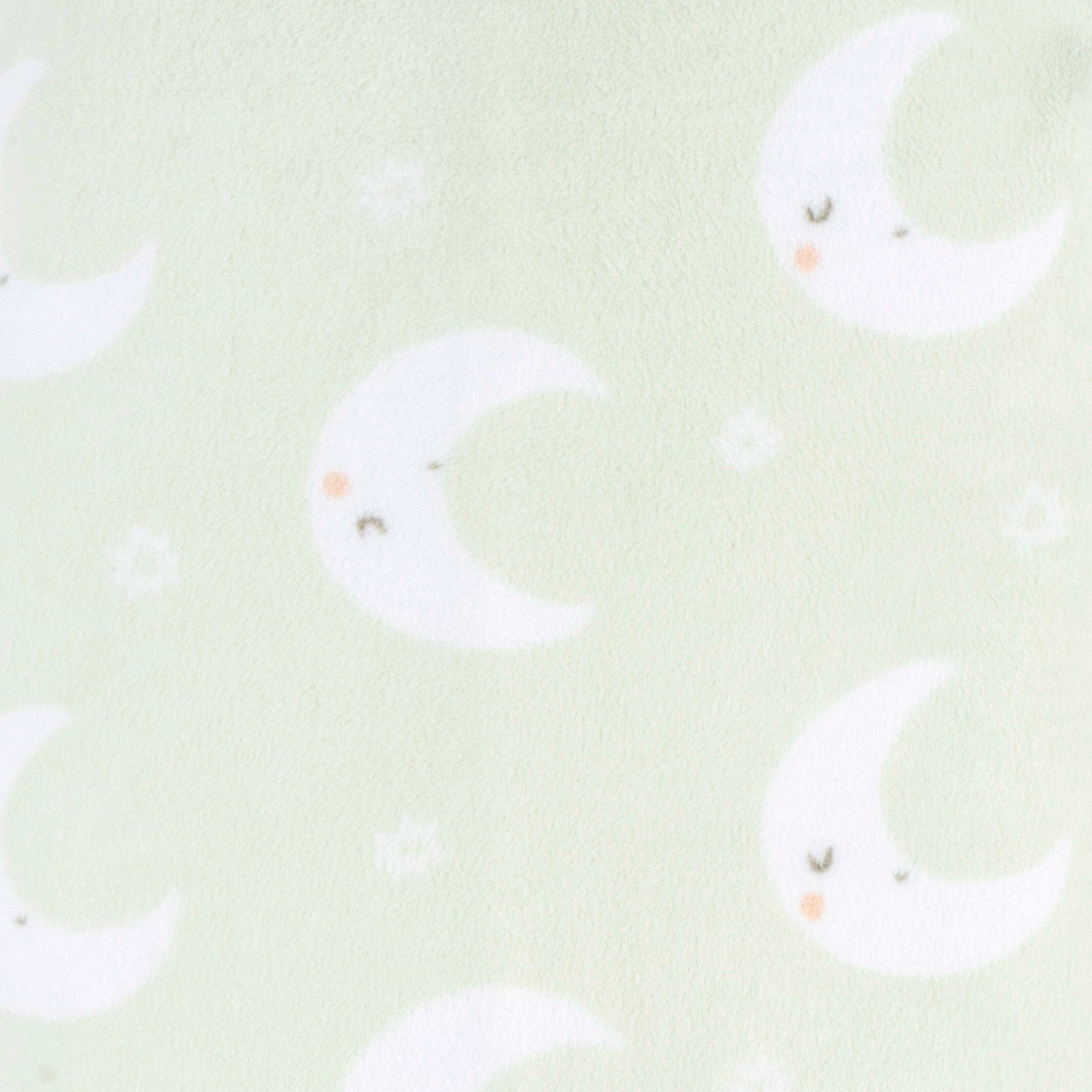 2-Pack Baby & Toddler Neutral Moons Fleece Pajamas - Image 7
