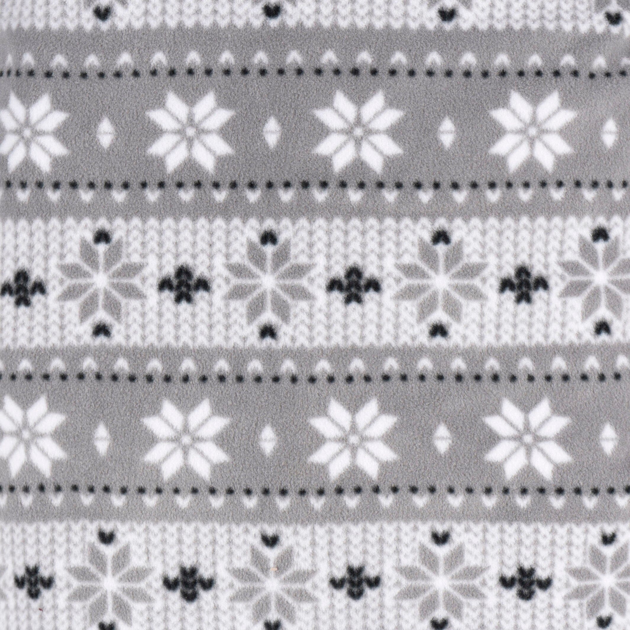 2-Pack Baby & Toddler Neutral Grey Fair Isle Fleece Pajamas - Image 5