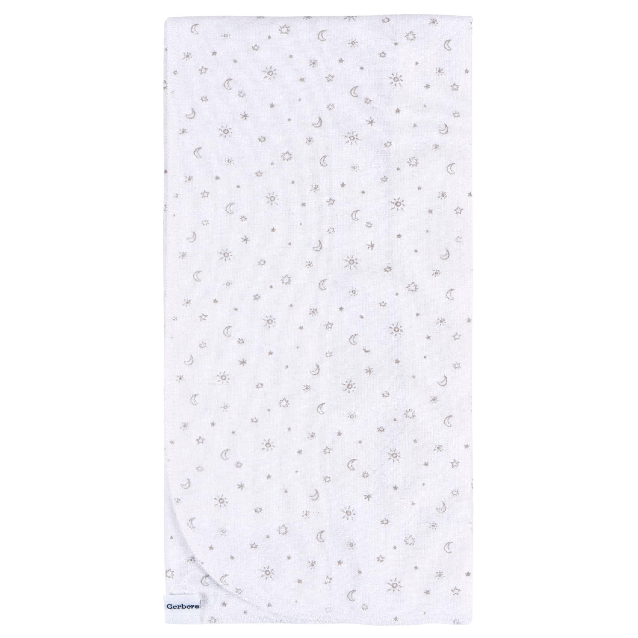 4-Pack Baby Neutral Celestial Flannel Blankets - Image 4