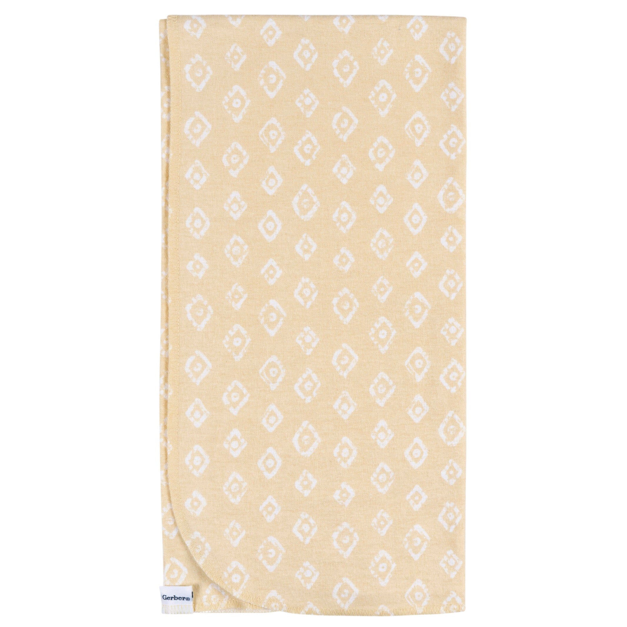 4-Pack Baby Neutral Animal Geo Flannel Blankets - Image 4