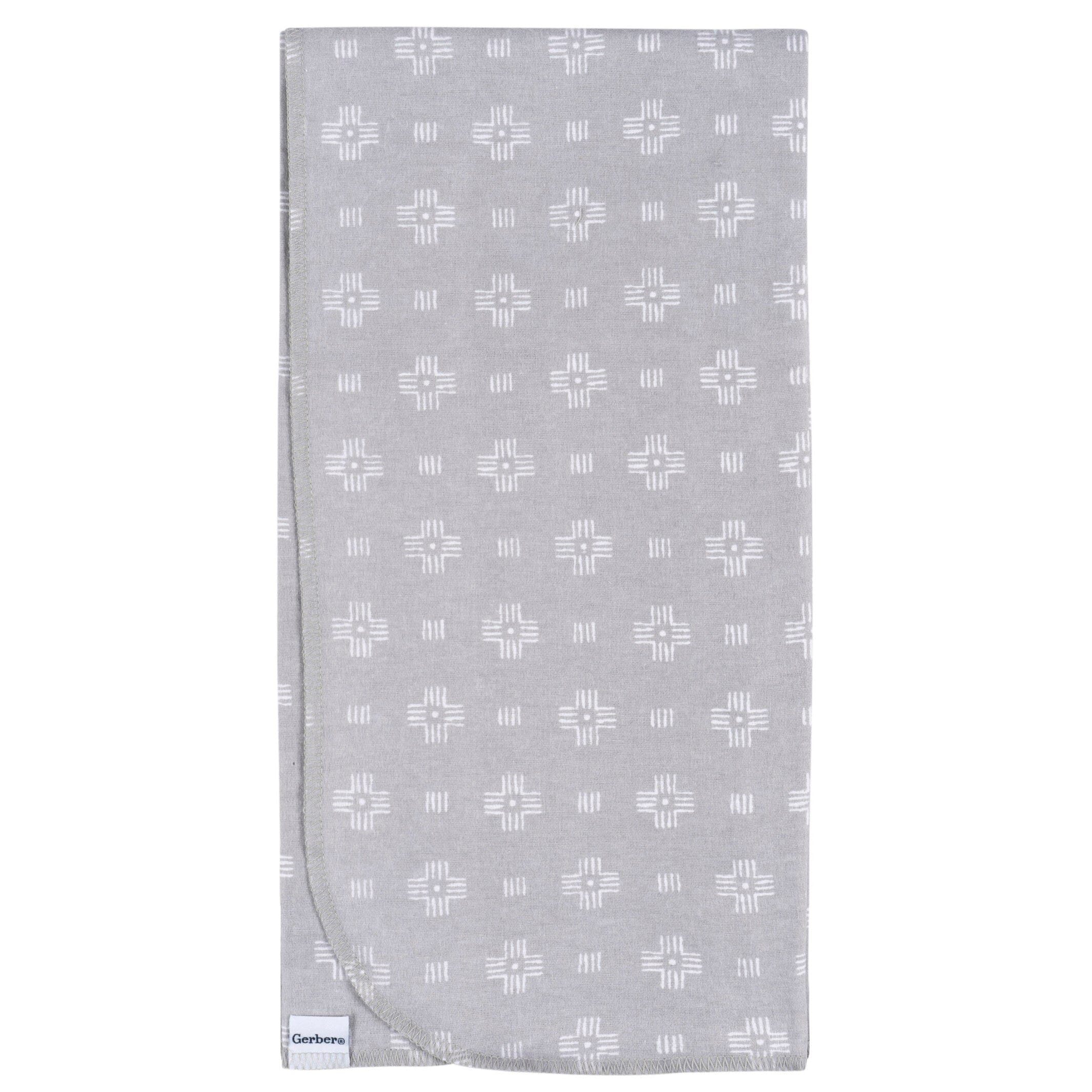 4-Pack Baby Neutral Animal Geo Flannel Blankets - Image 5
