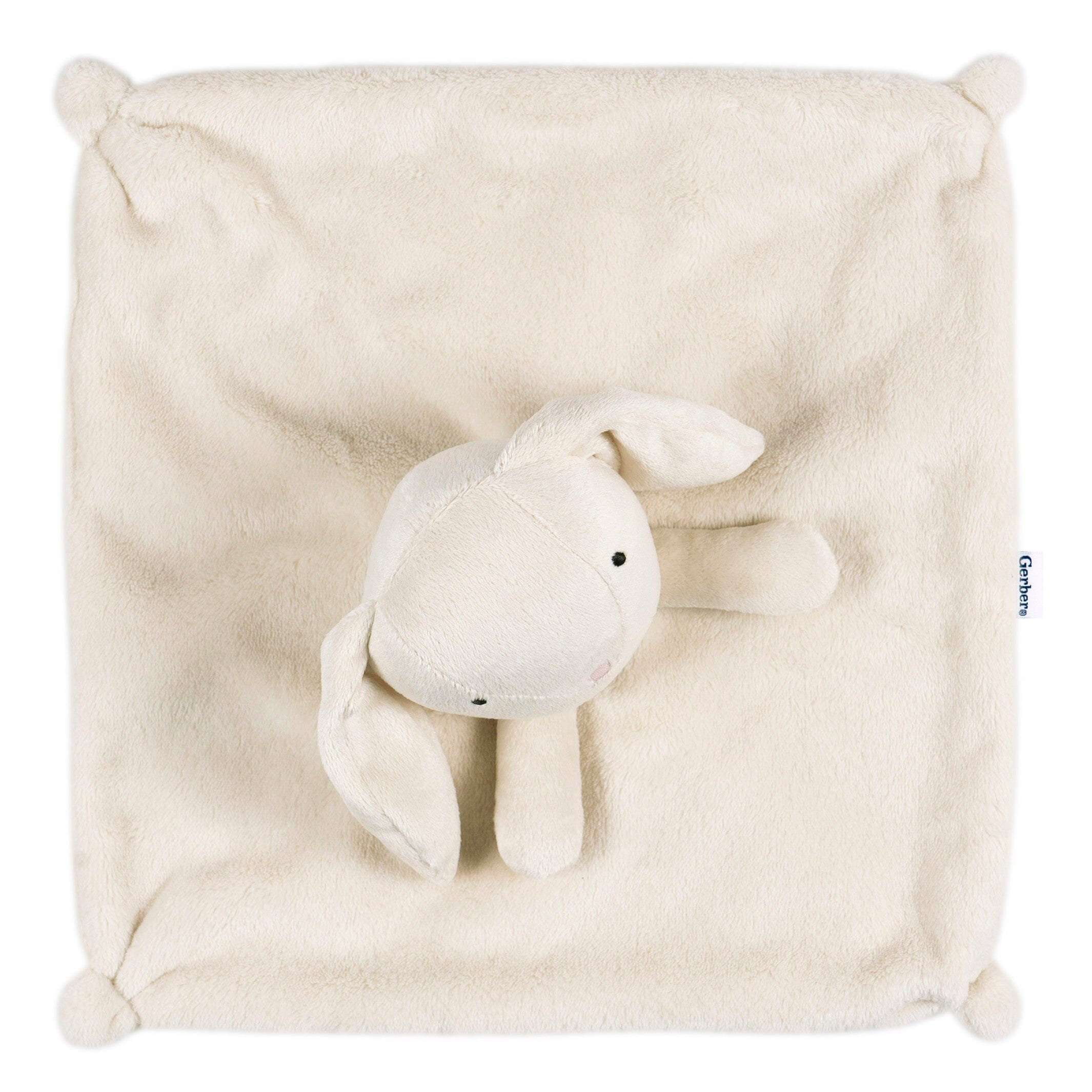 Embroidered 2-Piece Bunny Hooded Wearable Blanket & Security Blanket Set - Image 8