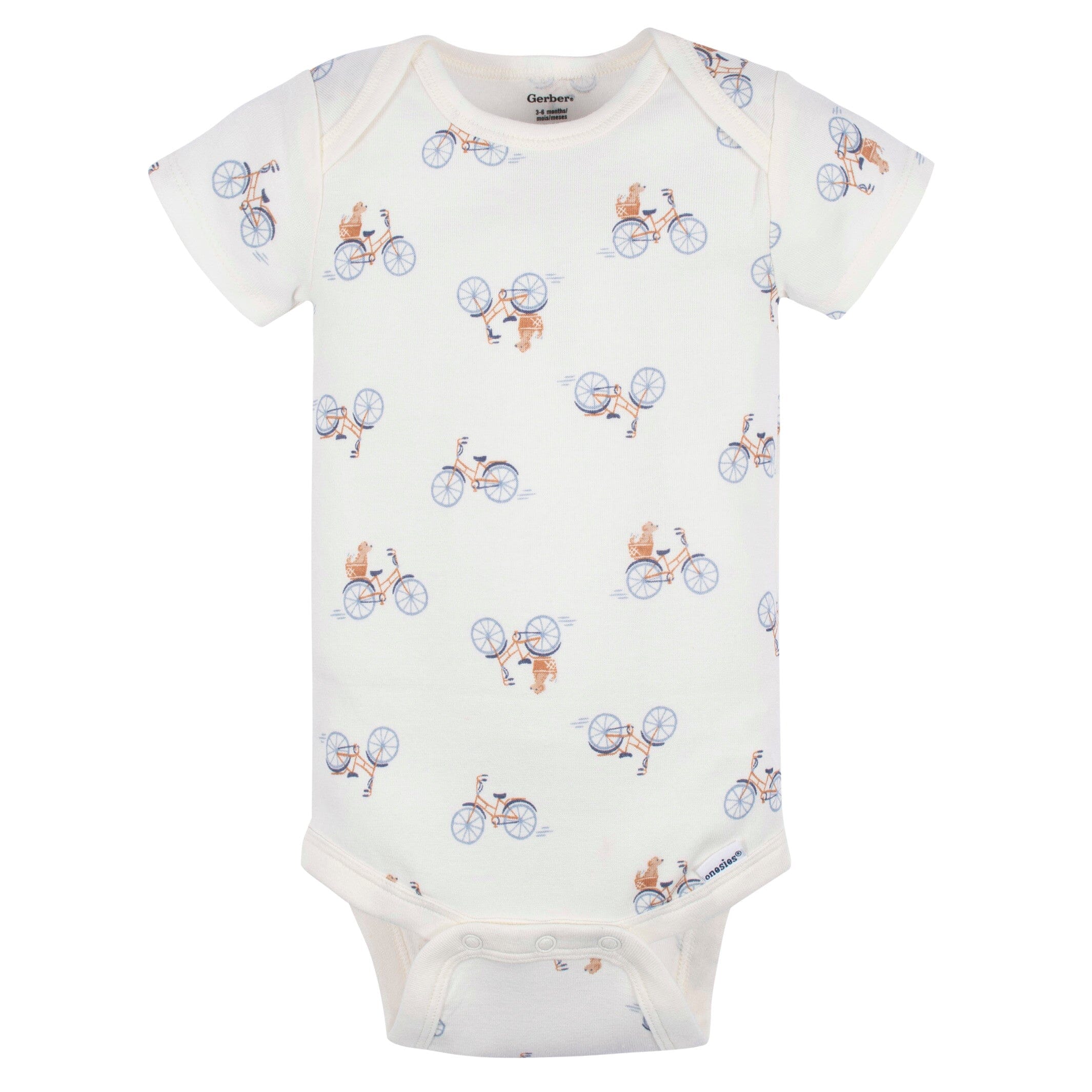 5-Pack Baby Boys Puppy Playground Short Sleeve Onesies® Bodysuits and Pants - Image 3
