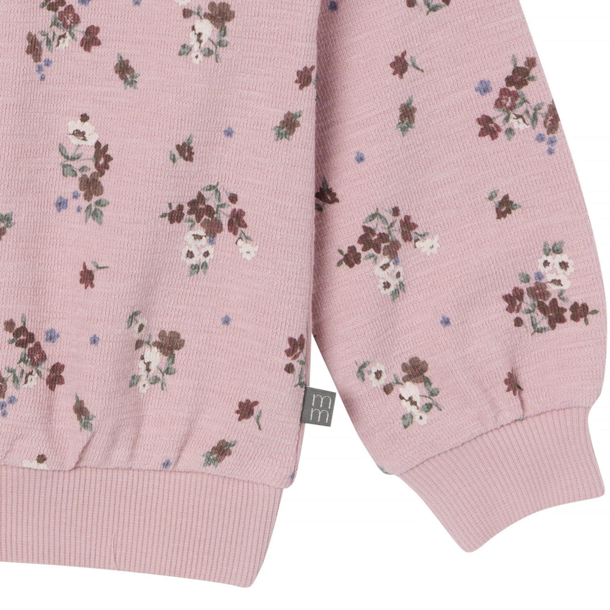 2-Piece Infant & Kid Girls Mauve Sweatshirt Set - Image 5