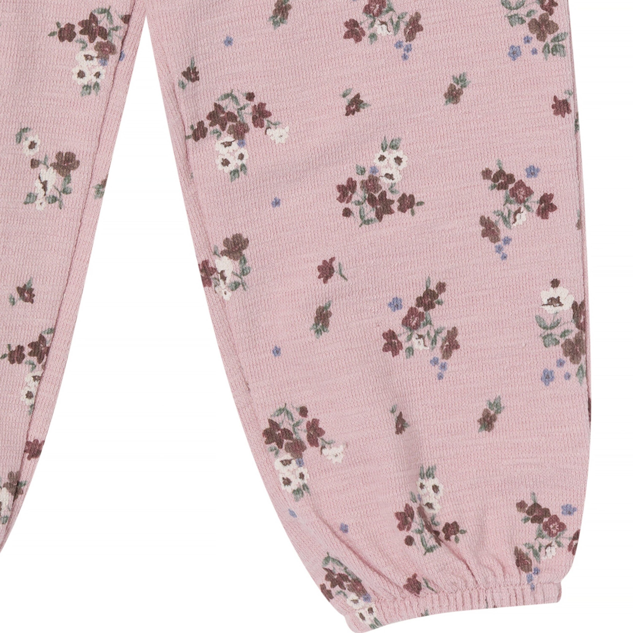 2-Piece Infant & Kid Girls Mauve Sweatshirt Set - Image 8