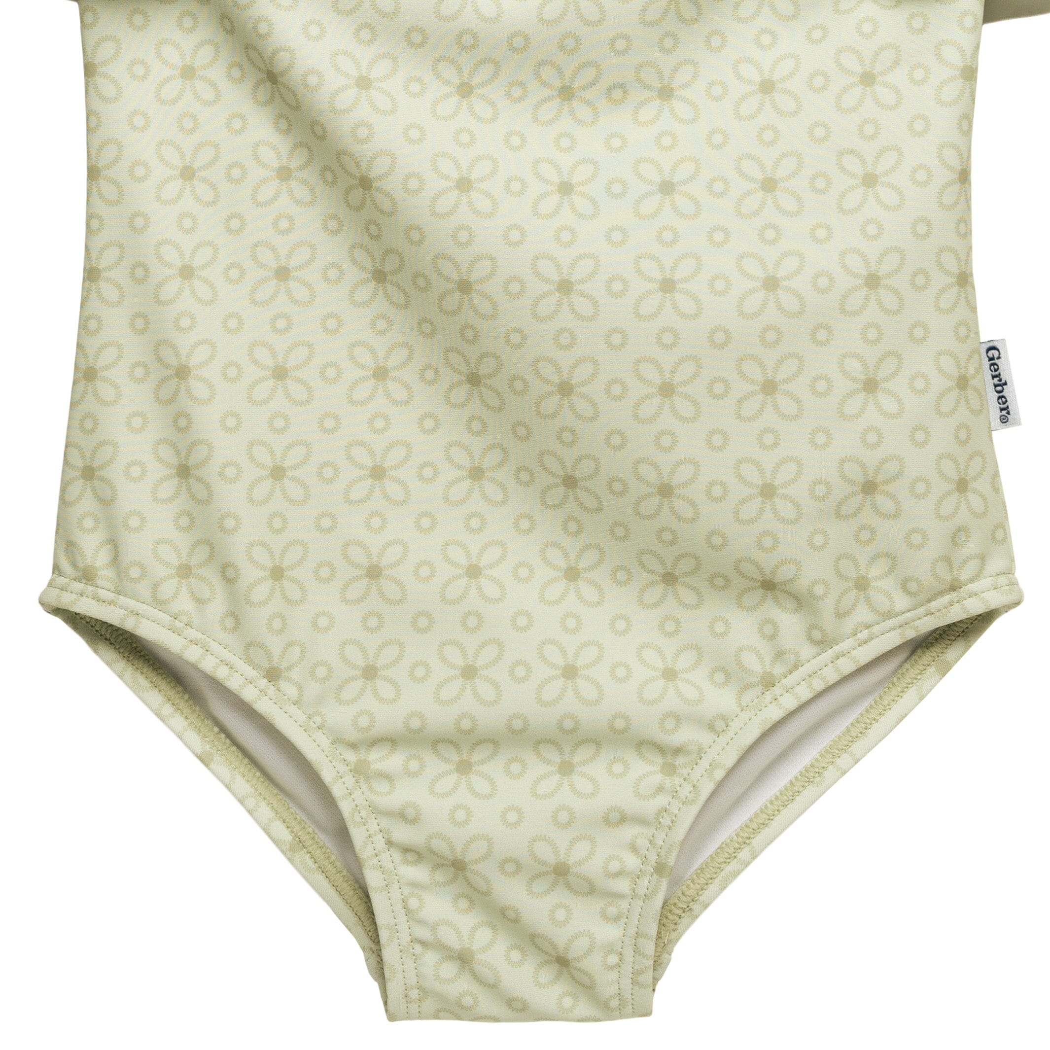 Toddler Girls UPF 50+ Eyelet Floral Print One-Piece Swimsuit - Image 5