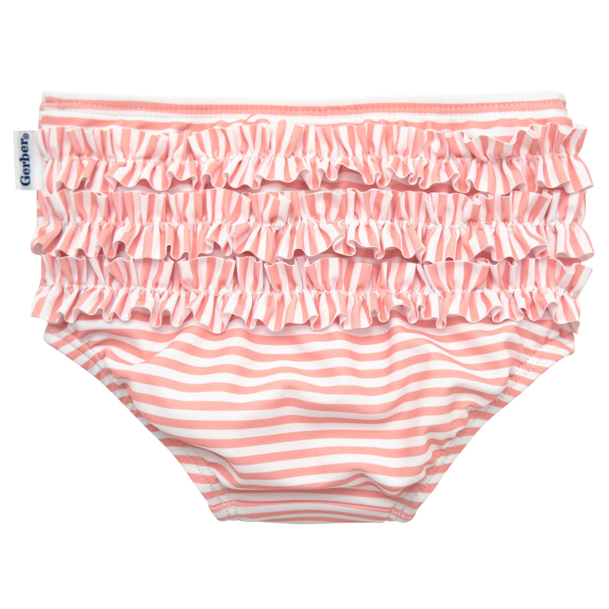 2-Piece Baby Girls UPF 50+ Shells Rash Guard & Swim Bottoms Set - Image 7