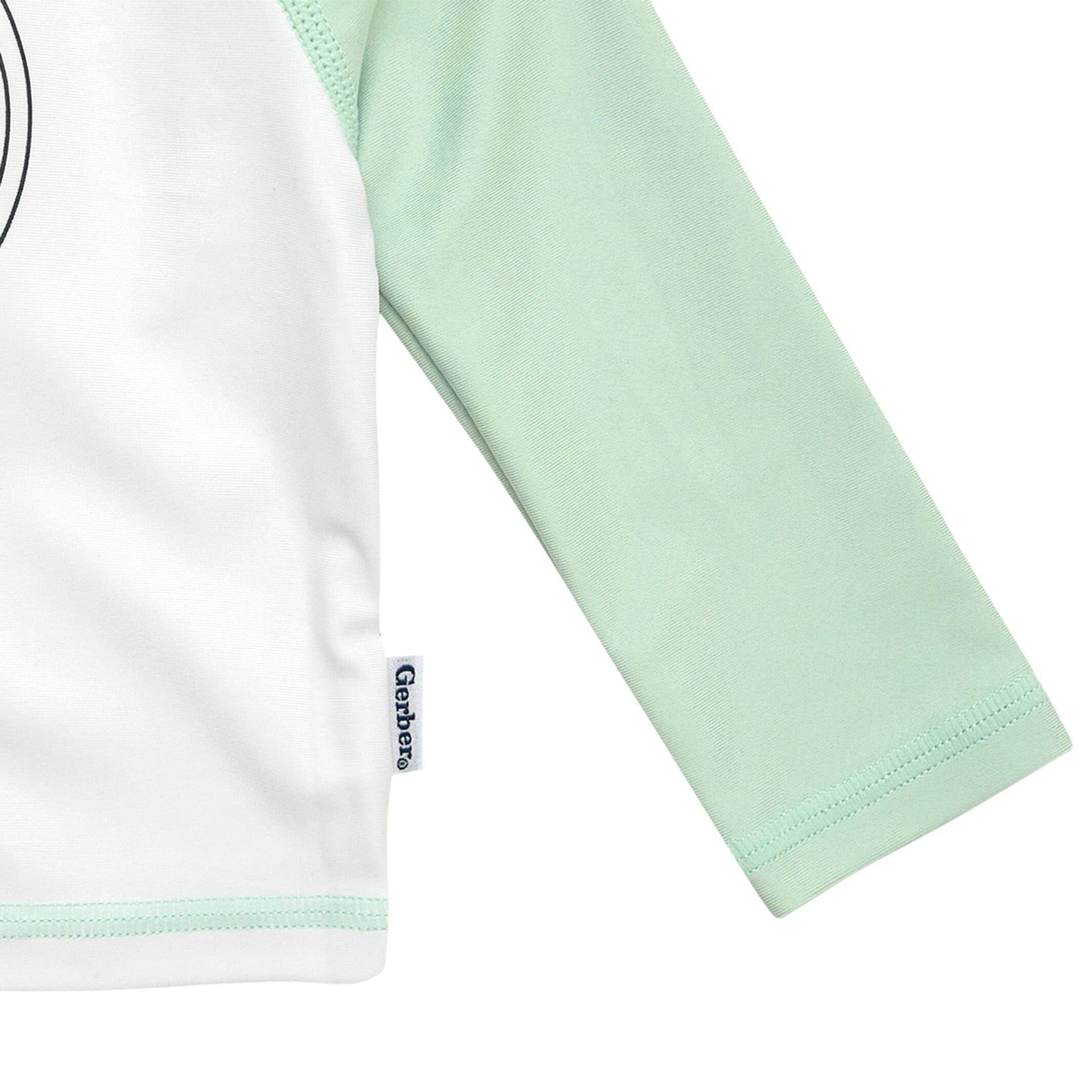 2-Piece Baby & Toddler Boys UPF 50+ Lighthouse Rash Guard & Swim Trunks Set - Image 4