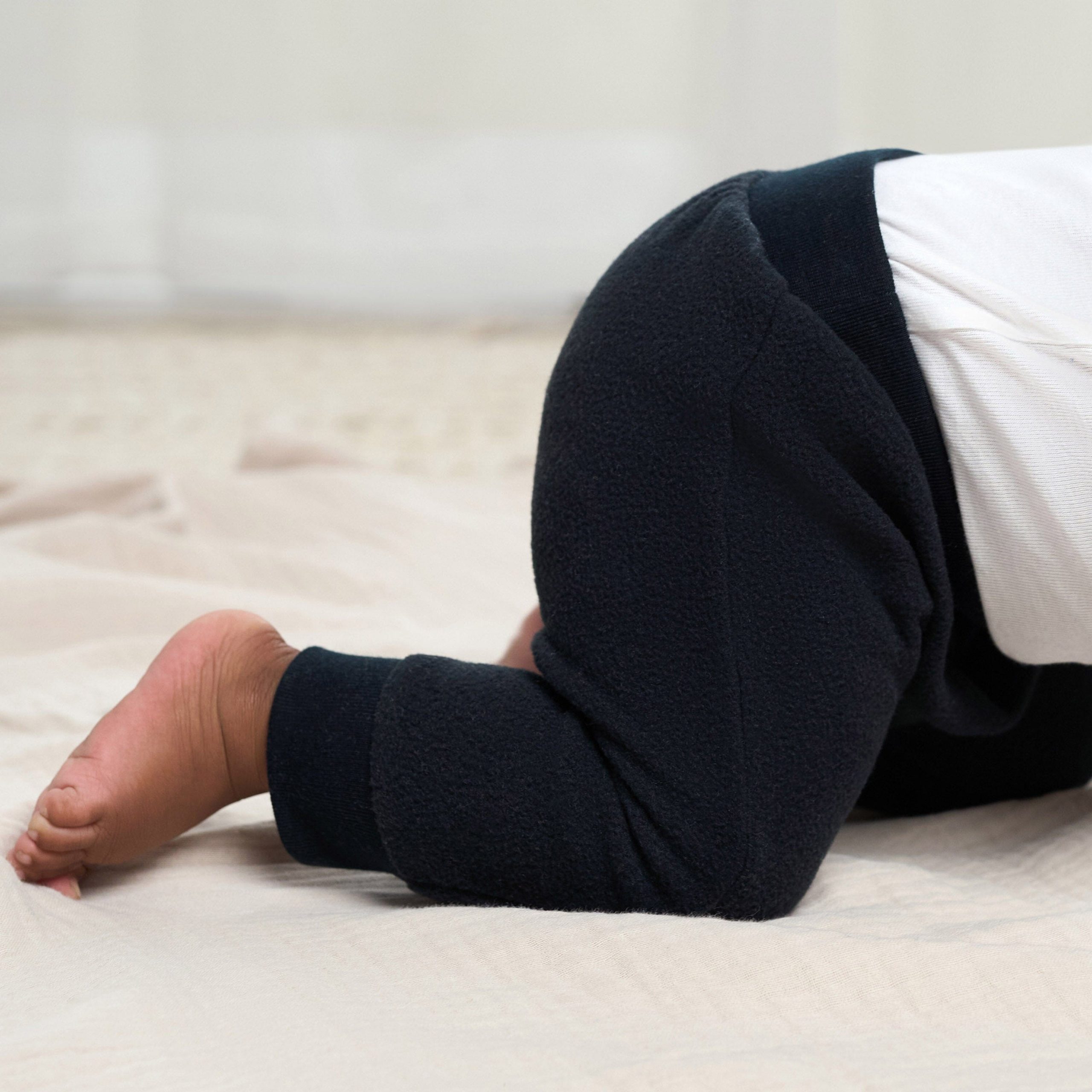 4-Pack Baby Neutral Grey Fleece Pants - Image 5