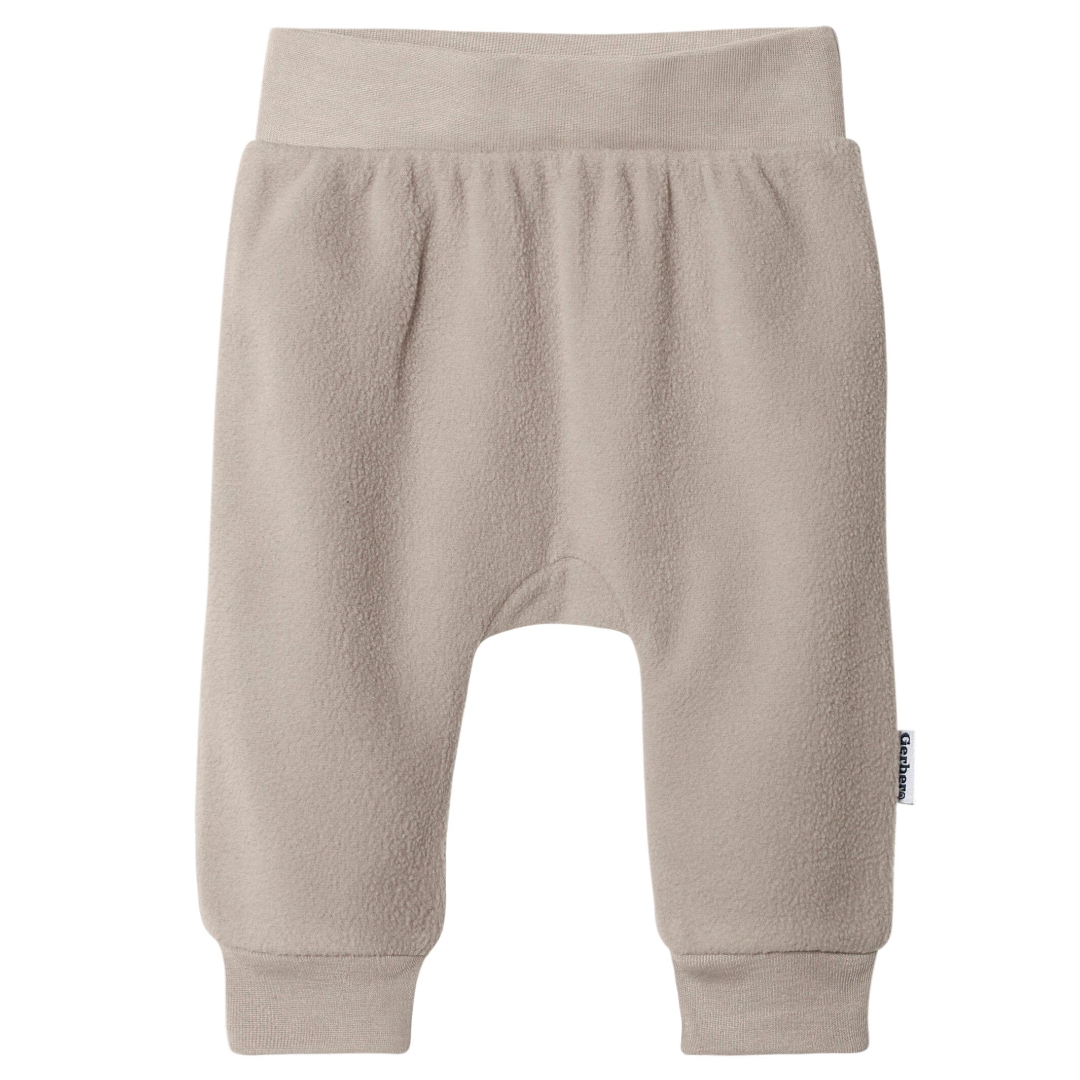 4-Pack Baby Neutral Green Fleece Pants - Image 8