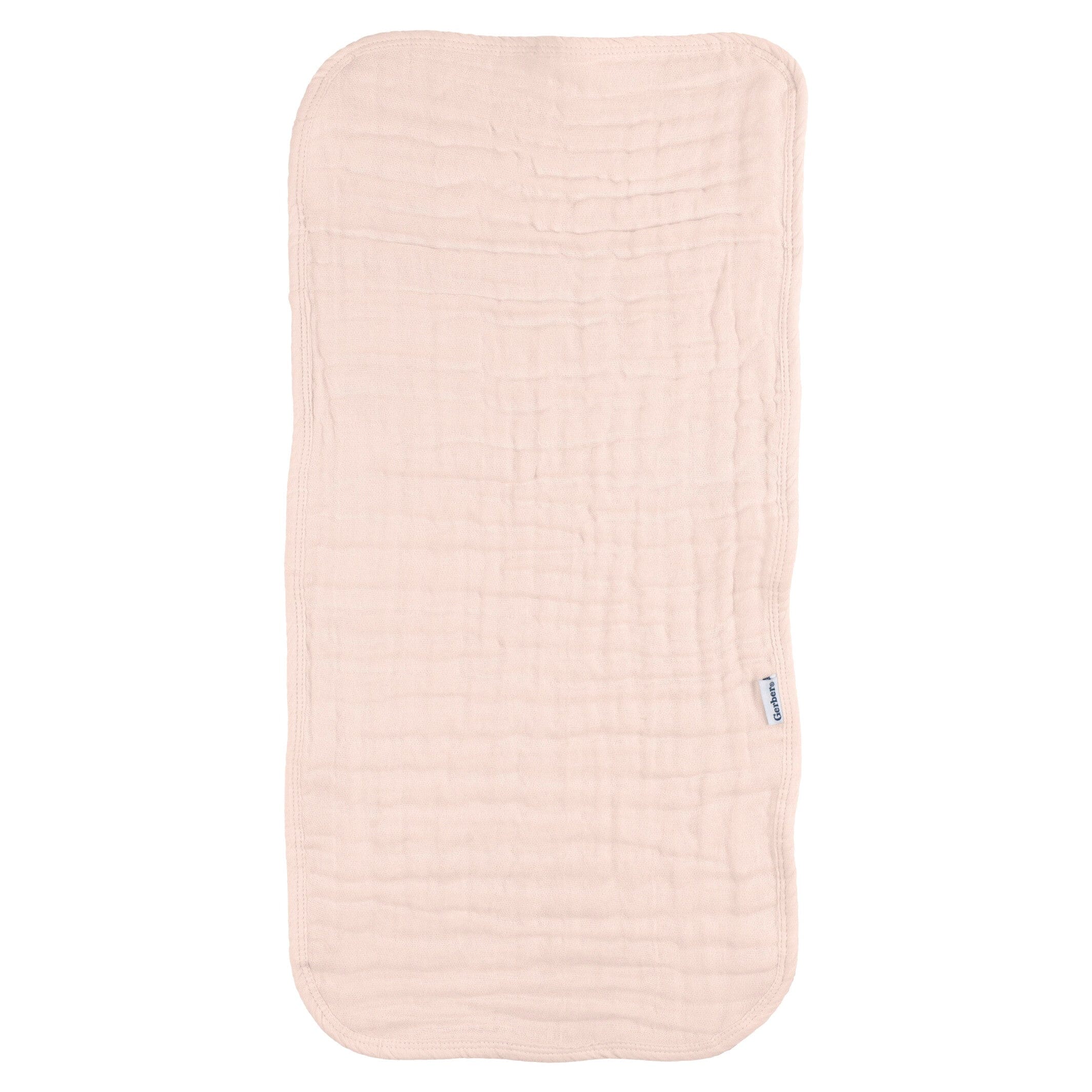 6-Pack Baby Girls Pink Muslin Burp Cloths - Image 3